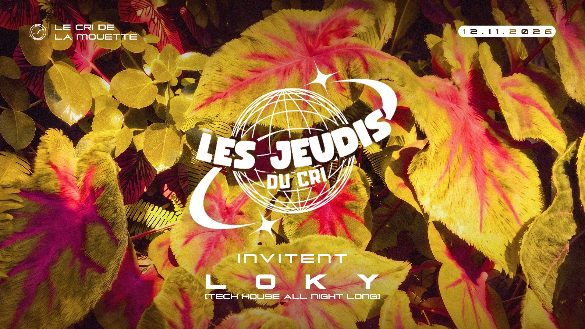 Les Jeudis Du Cri Inv. Loky (Tech House To Techno) Cover