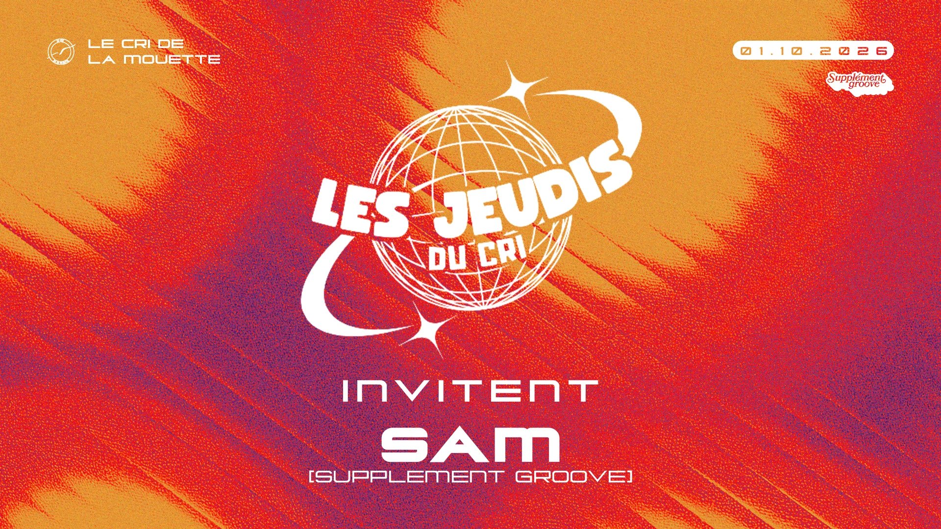 Les Jeudis Du Cri Inv. Sam (Supplément Groove) Cover