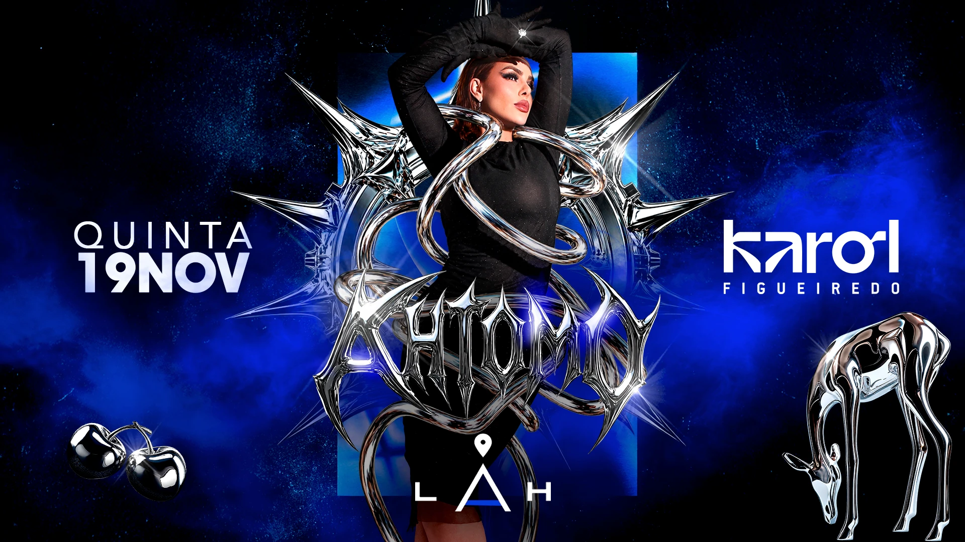 19/11 - Ahtomo Com Karol Figueiredo Cover