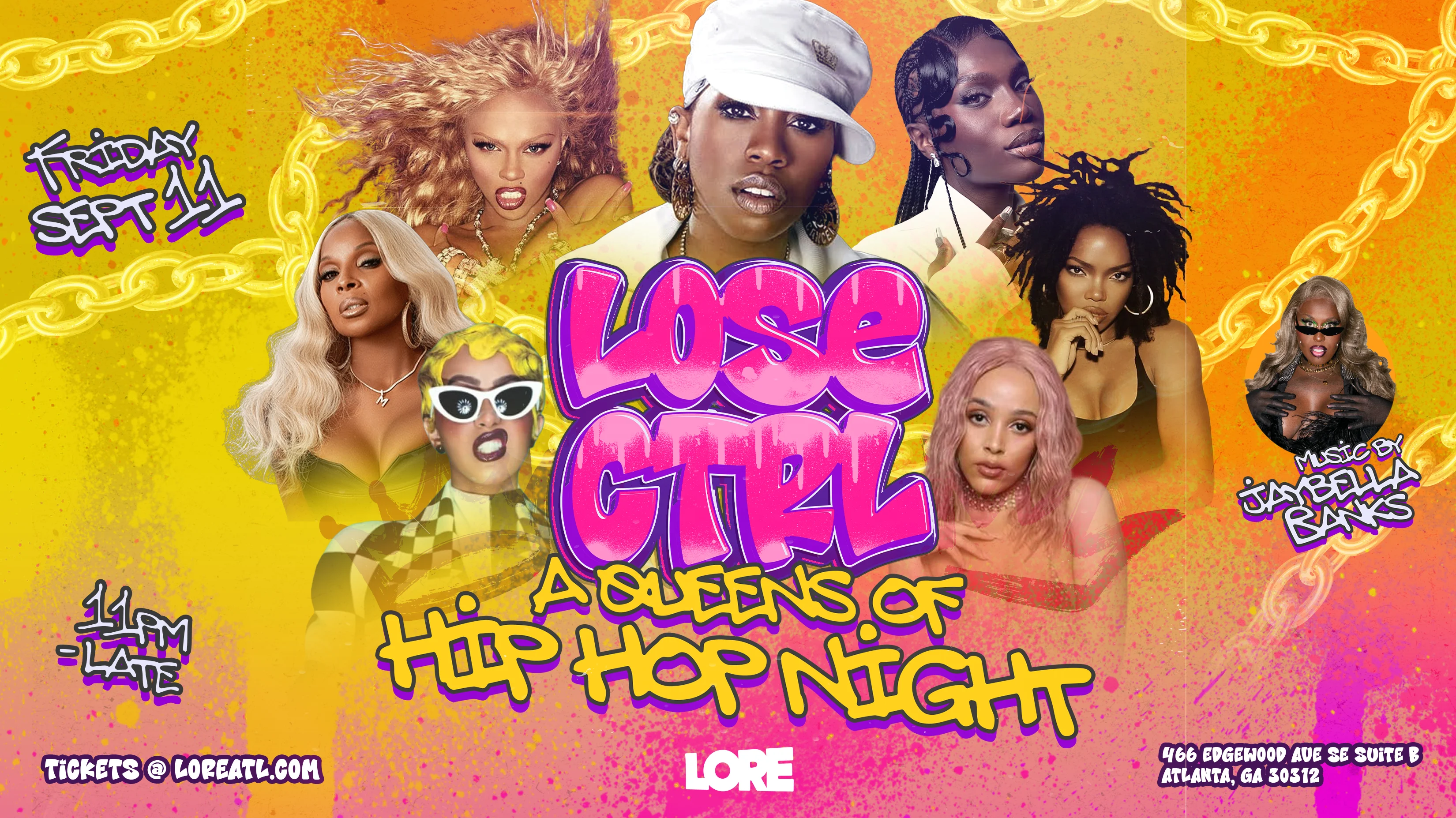 Lose Ctrl: Queens Of Hip-Hop Night Cover