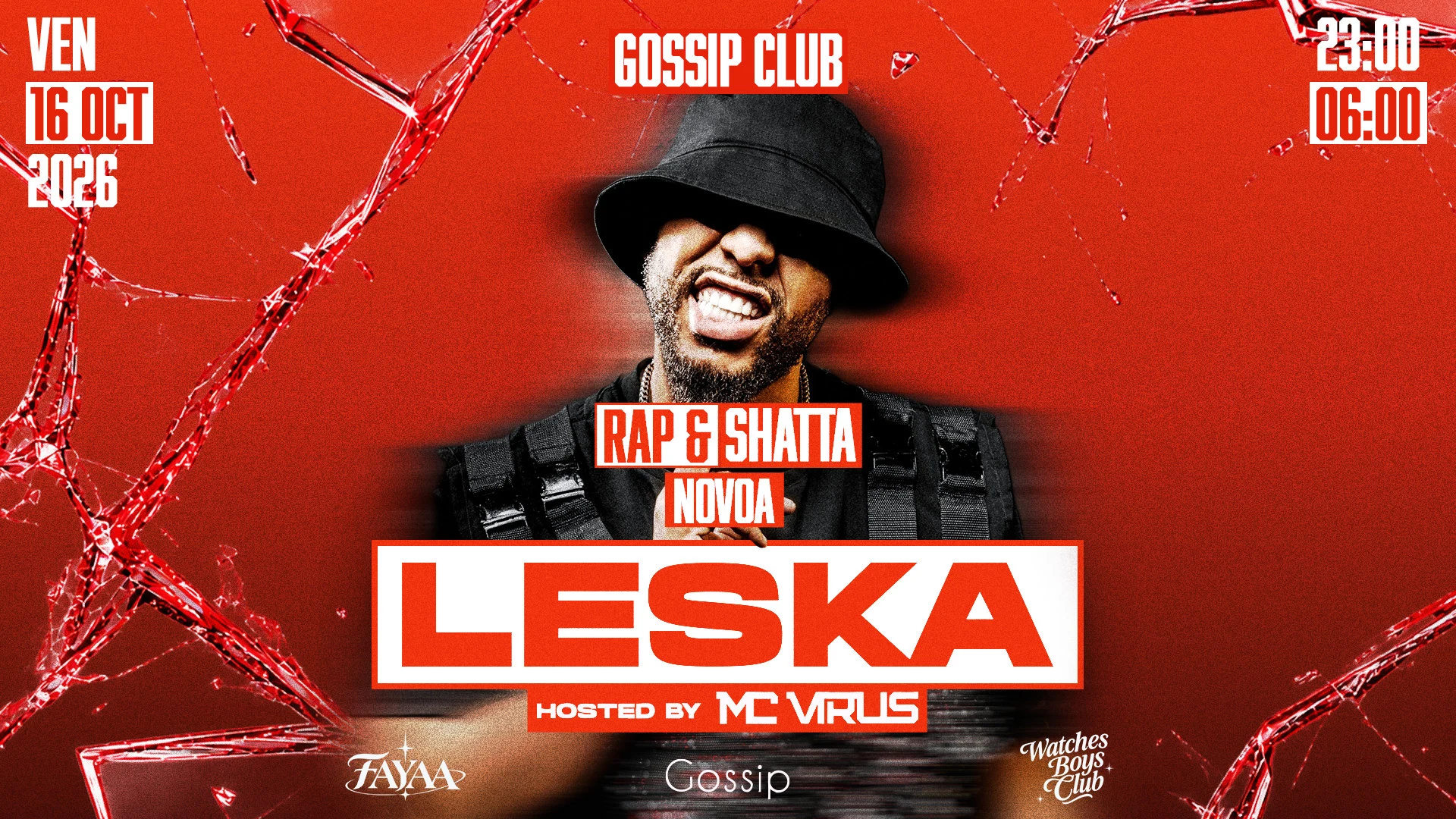 Dj Leska At Gossip Vitré - Ven 16 Octobre Cover