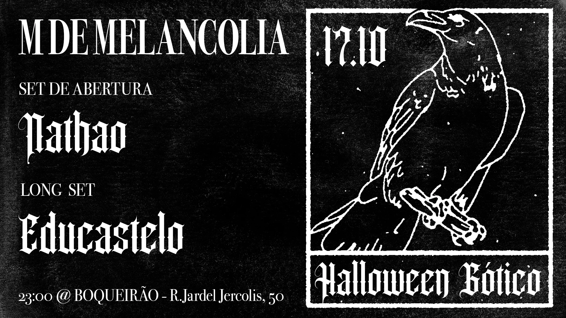M De Melancolia - Halloween Gótico Cover