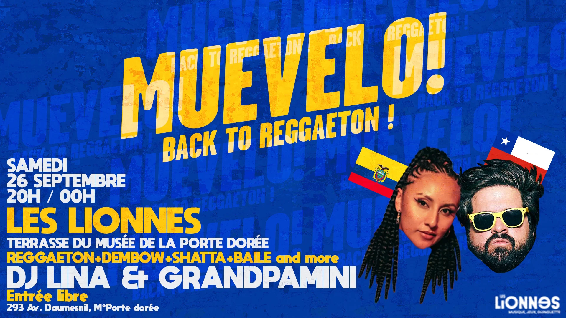 Muevelo ! Back To Reggaeton X Les Lionnes Cover