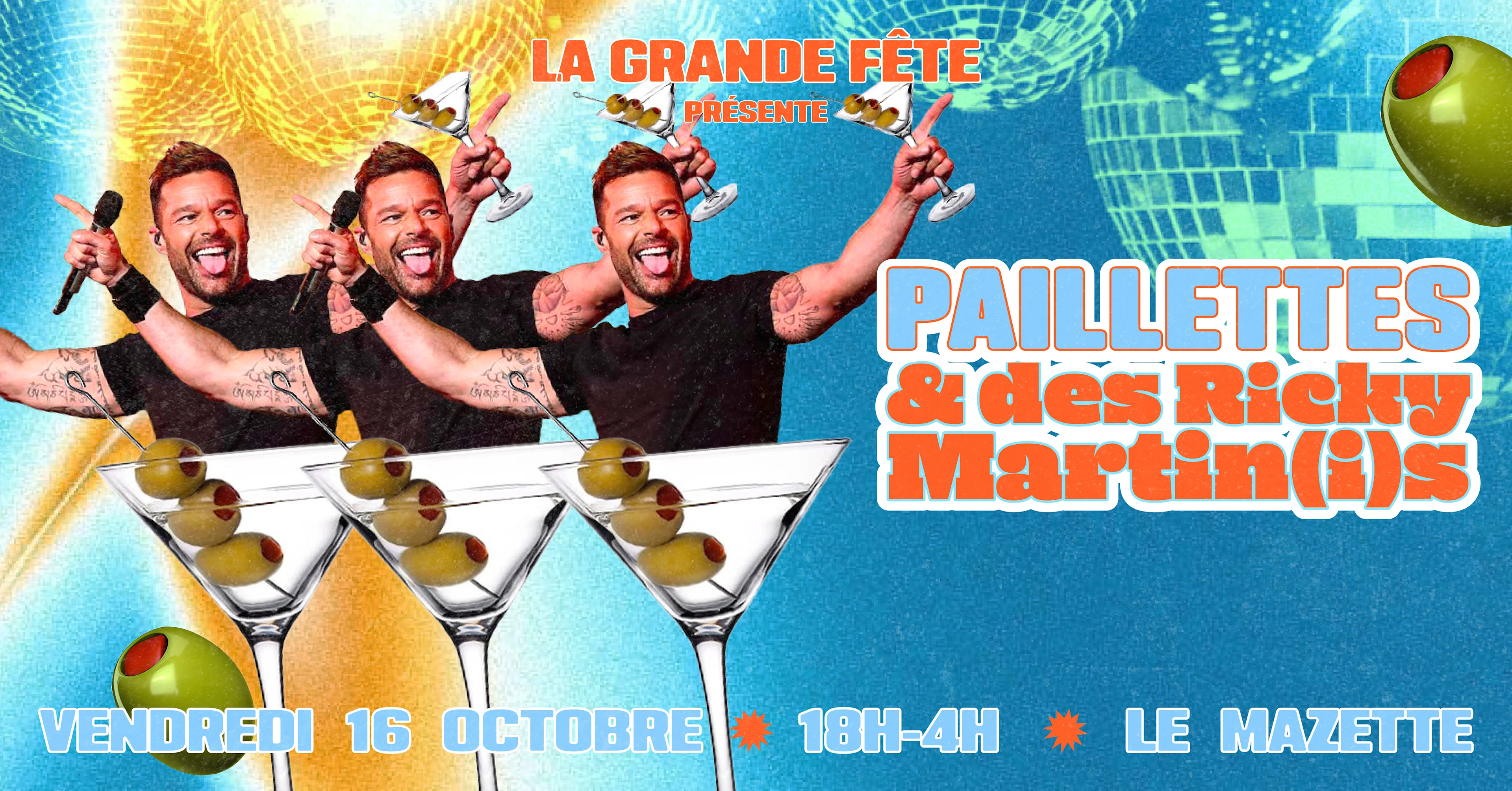 La Grande Fête Des Paillettes & Des Ricky Martin(I)S ! Cover