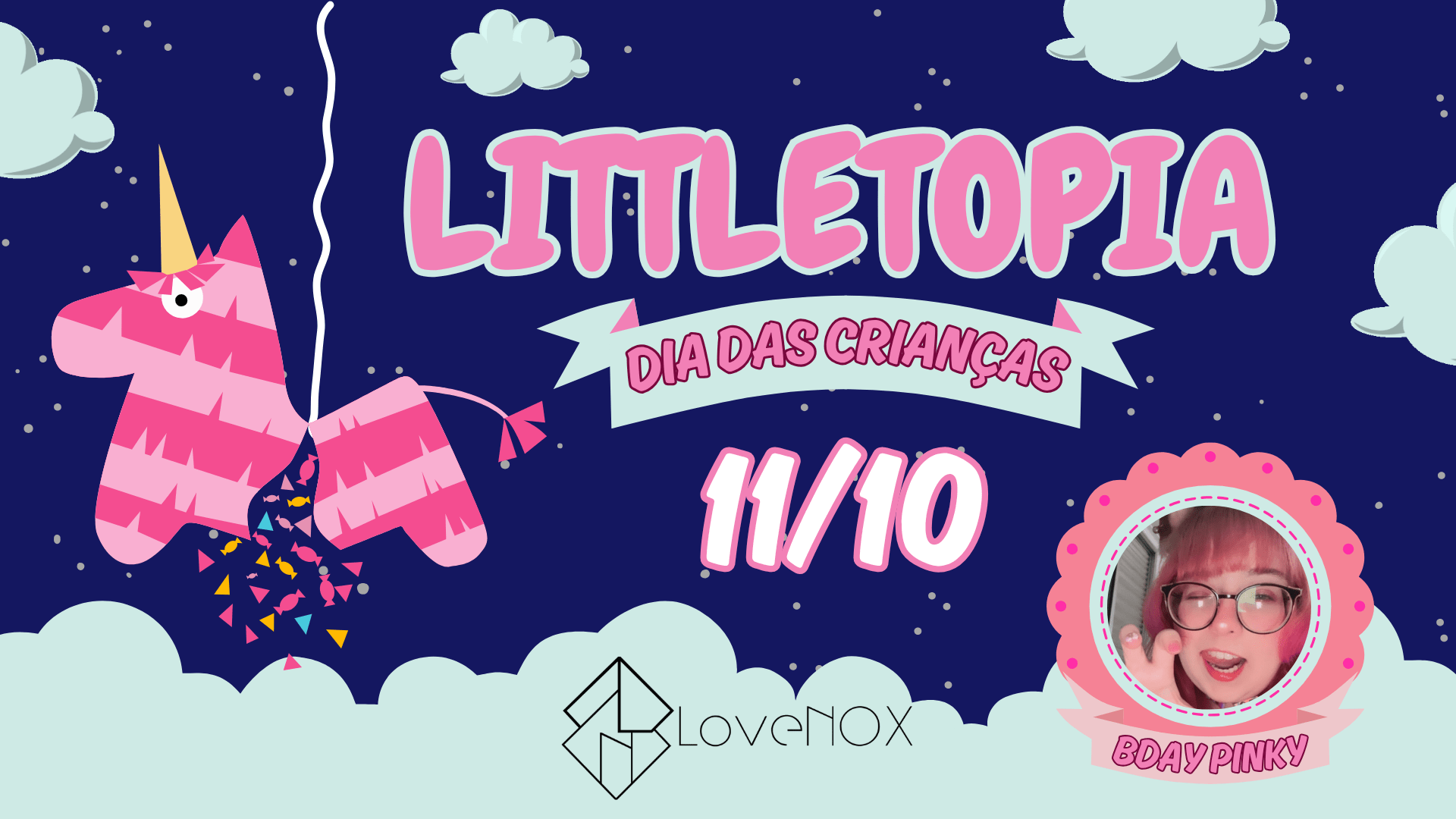 11/10 - Littletopia: Dia Das Crianças - Bday Pinky Cover