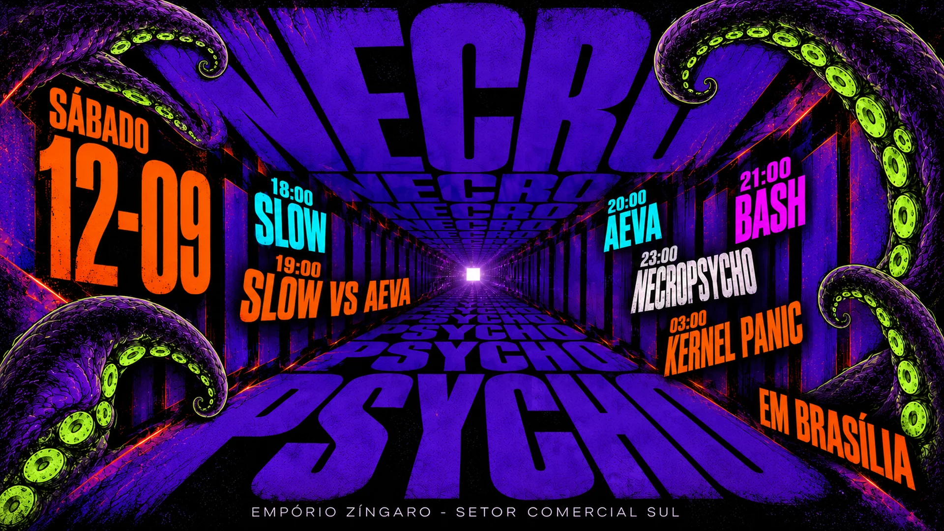 Necropsycho Em Brasília Cover