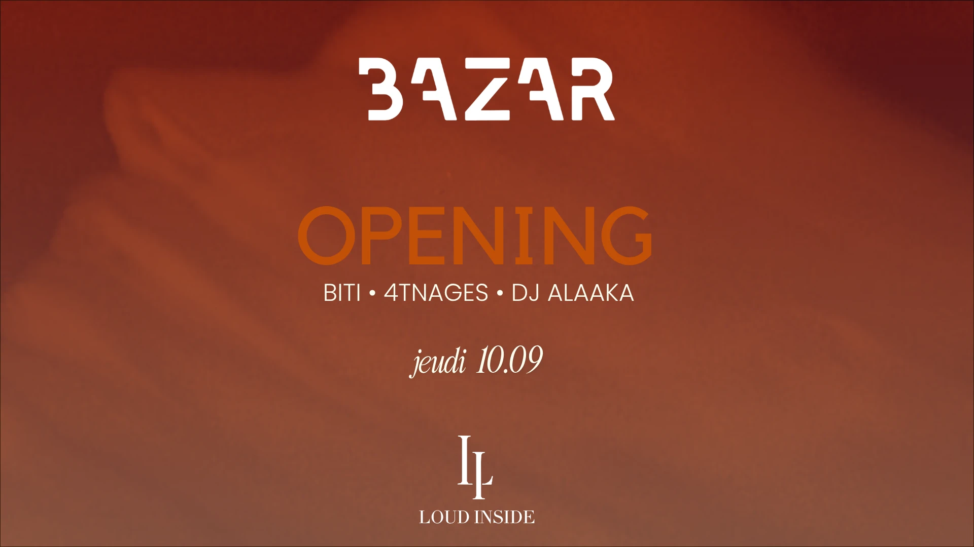 Opening Bazar Cover