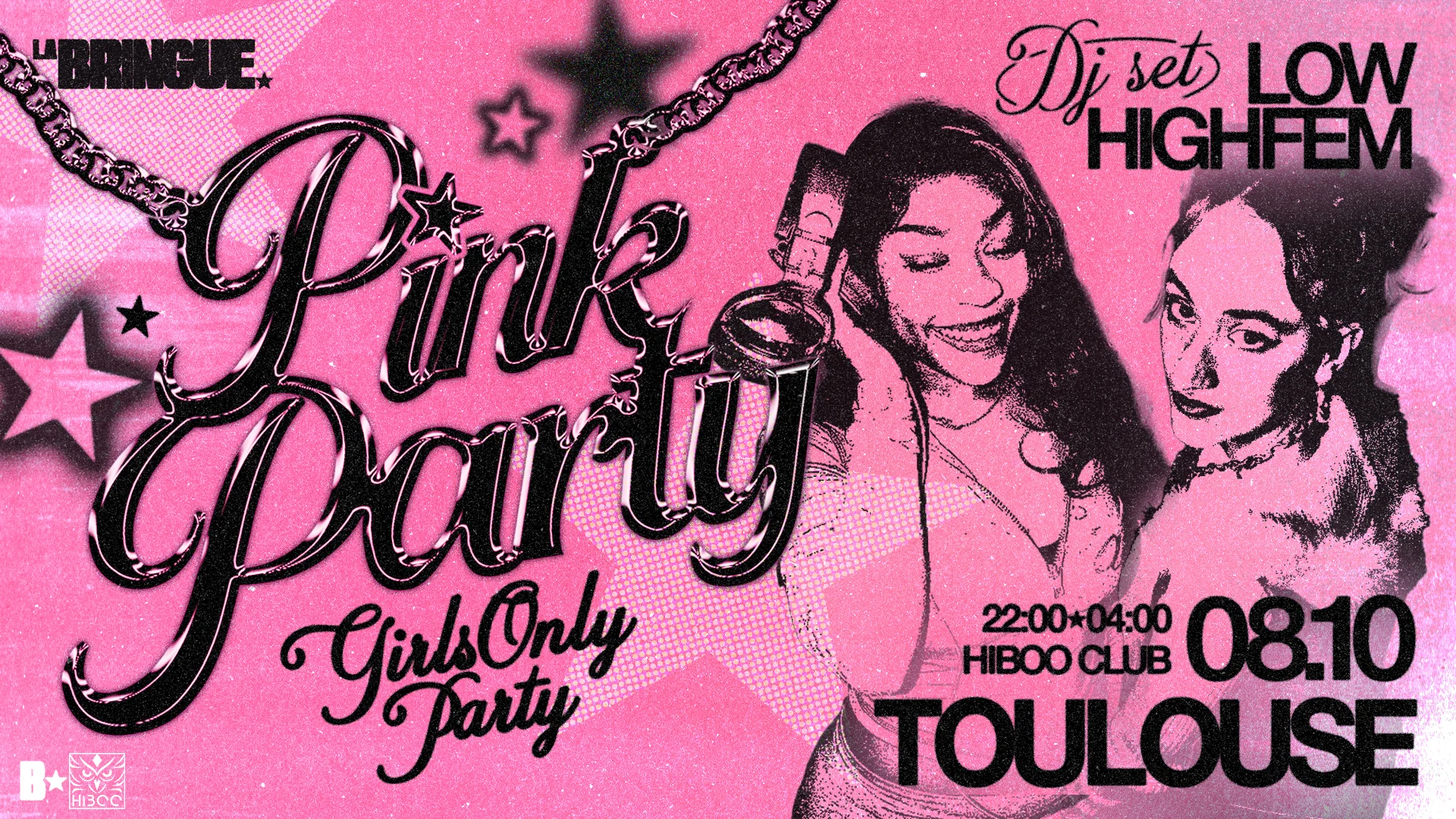 La Bringue - Pink Party - Toulouse Cover
