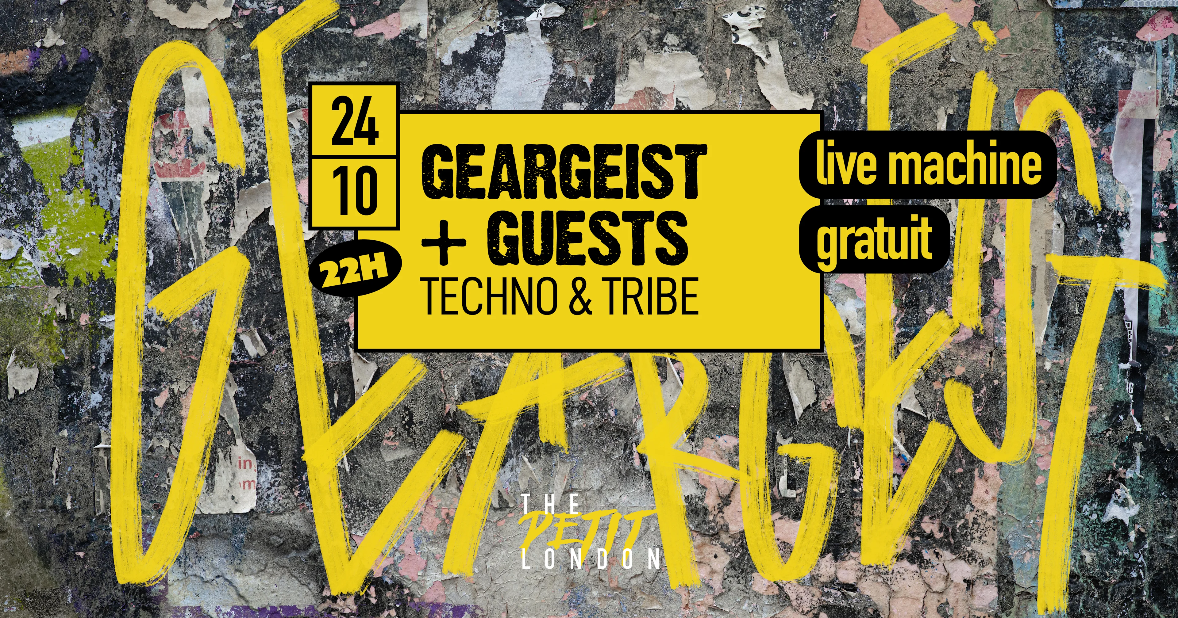 Live Machine Techno // Geargeist By The Petit London Cover