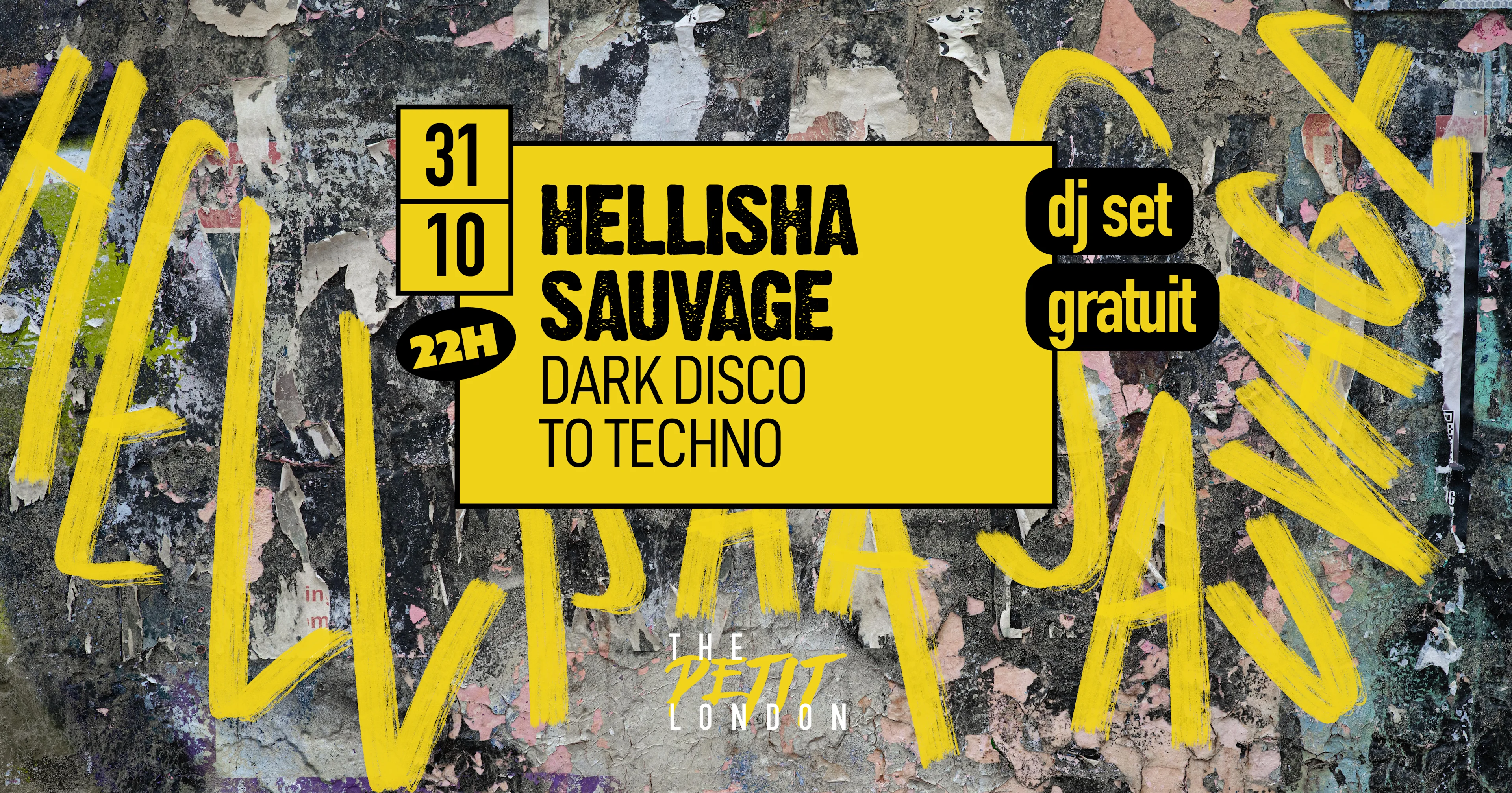 Dark Disco) (Techno) Hellisha Sauvage By The Petit London Cover
