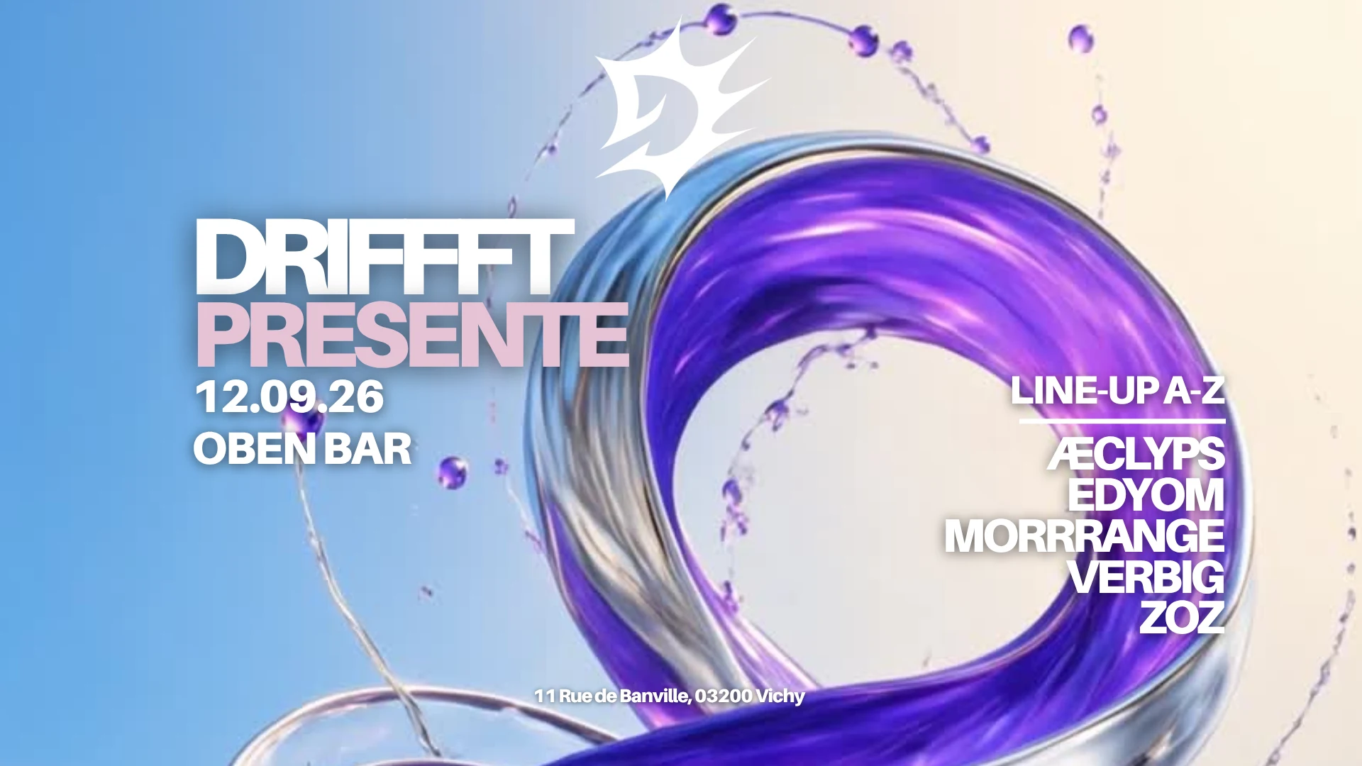 Driffft Présente Oben Cover