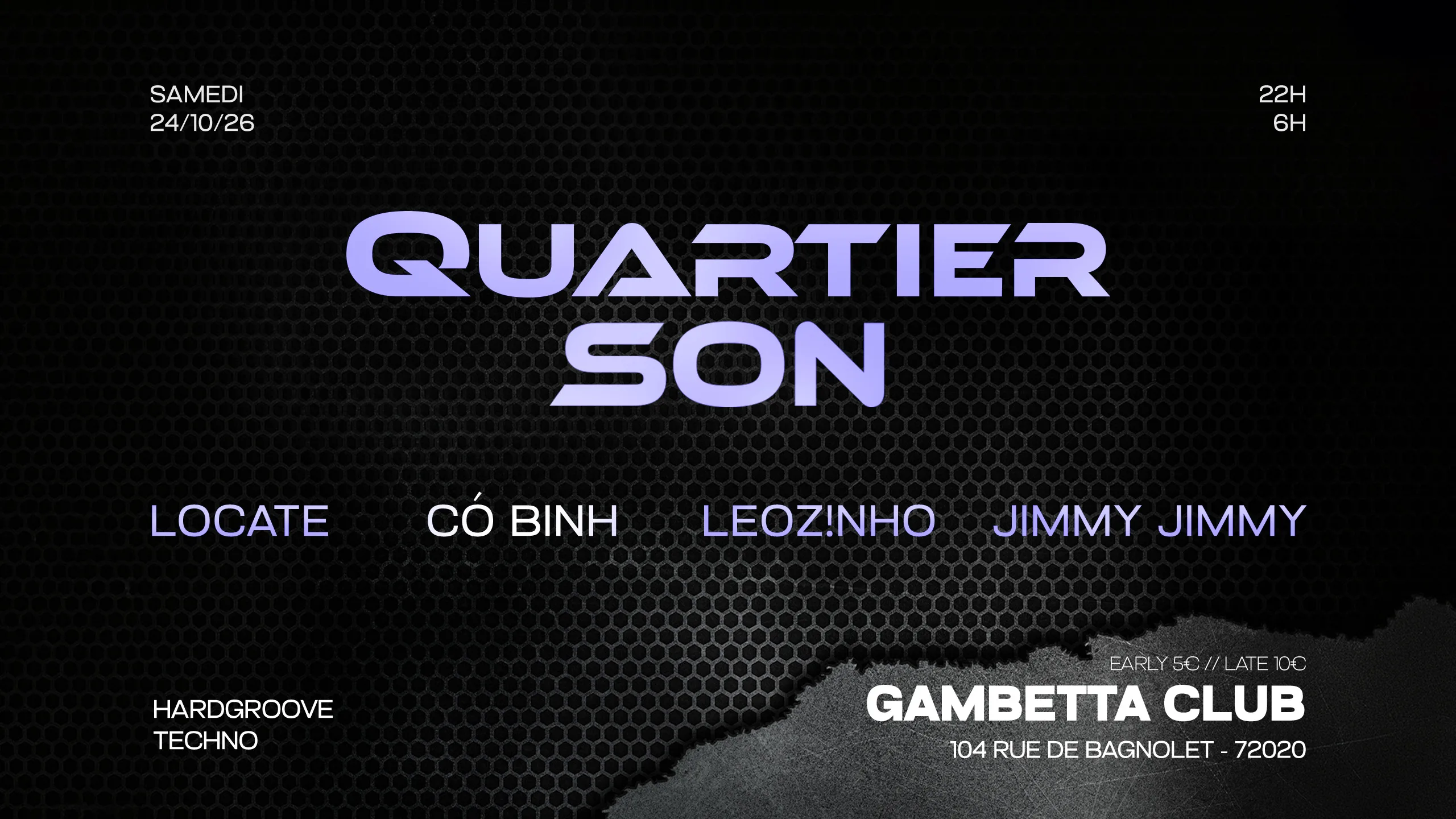 Quartier Son X Gambetta Club Avec Co Binh, Locate, Leoz!Nho Cover