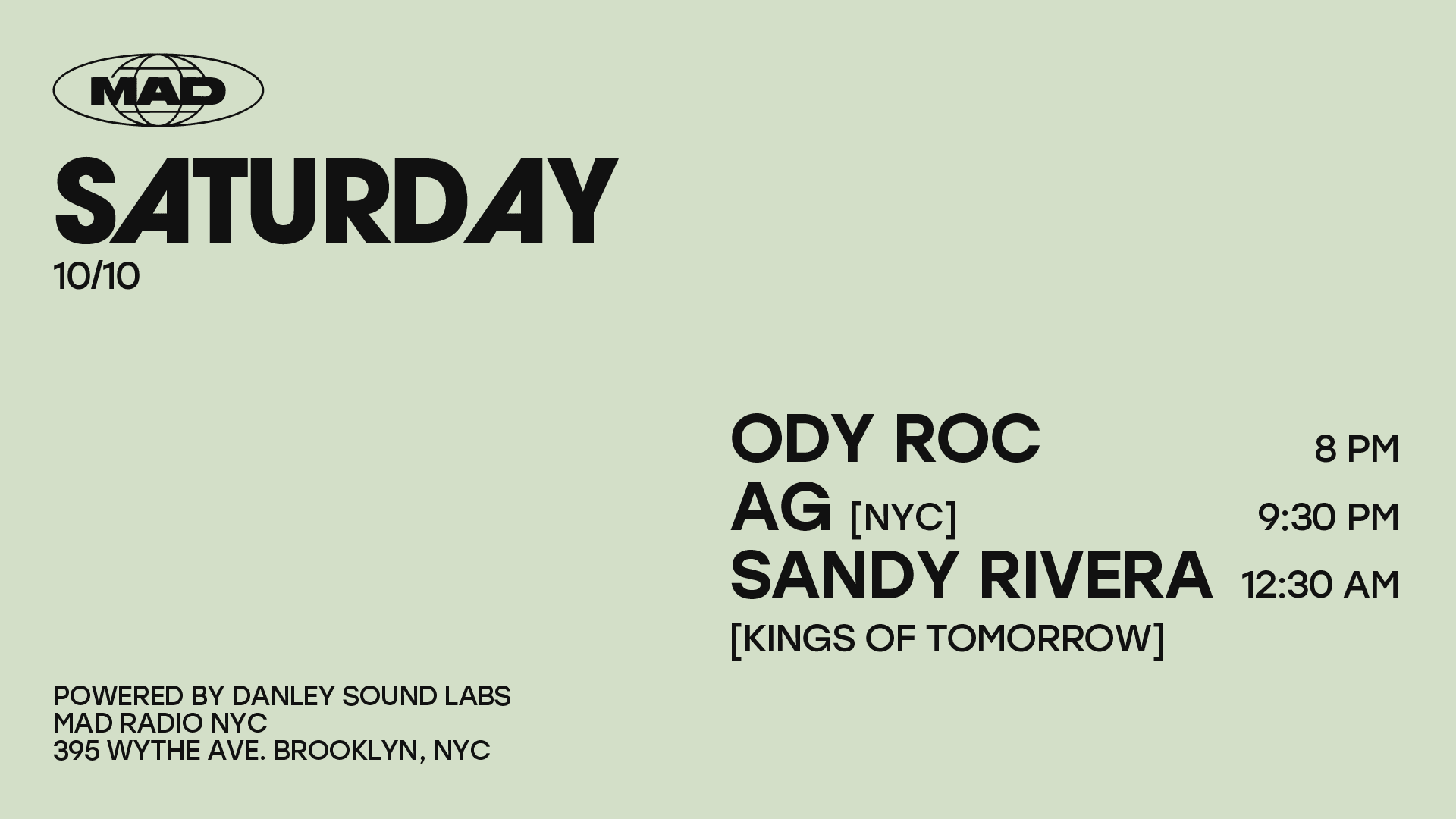 Sandy Rivera / Ag [Nyc] / Ody Roc Cover