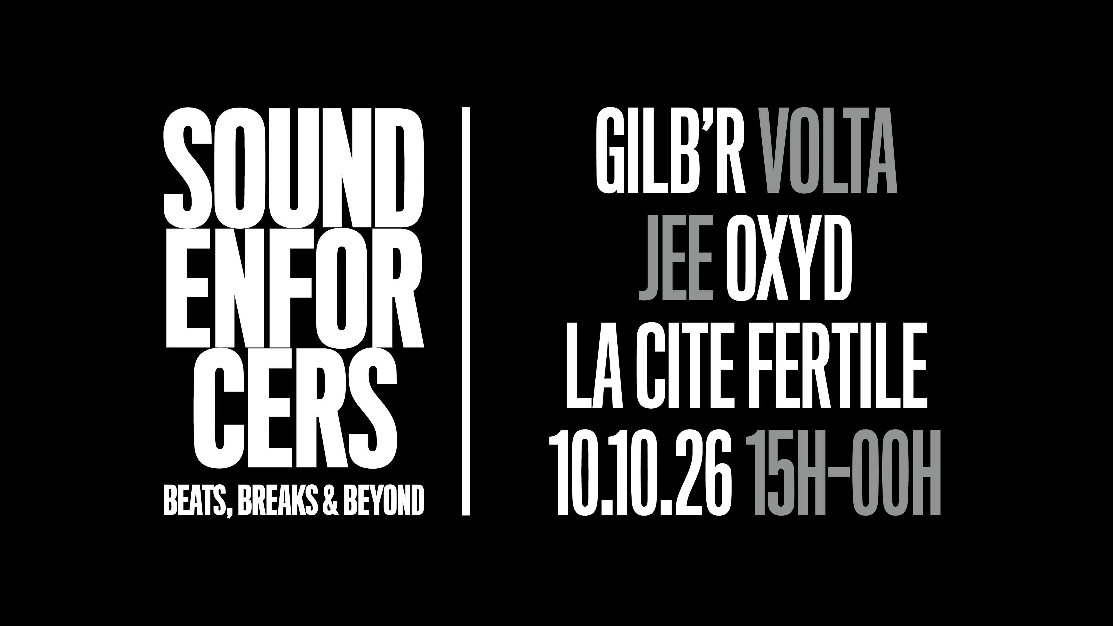 Sound Enforcers X Cité Fertile Cover