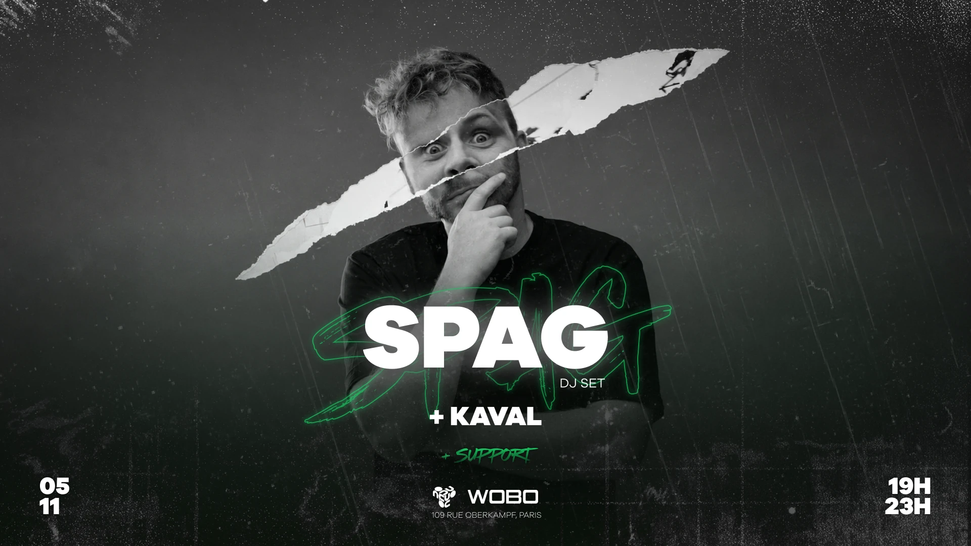 Wobo Presents - Spag - Nouveau Casino Cover