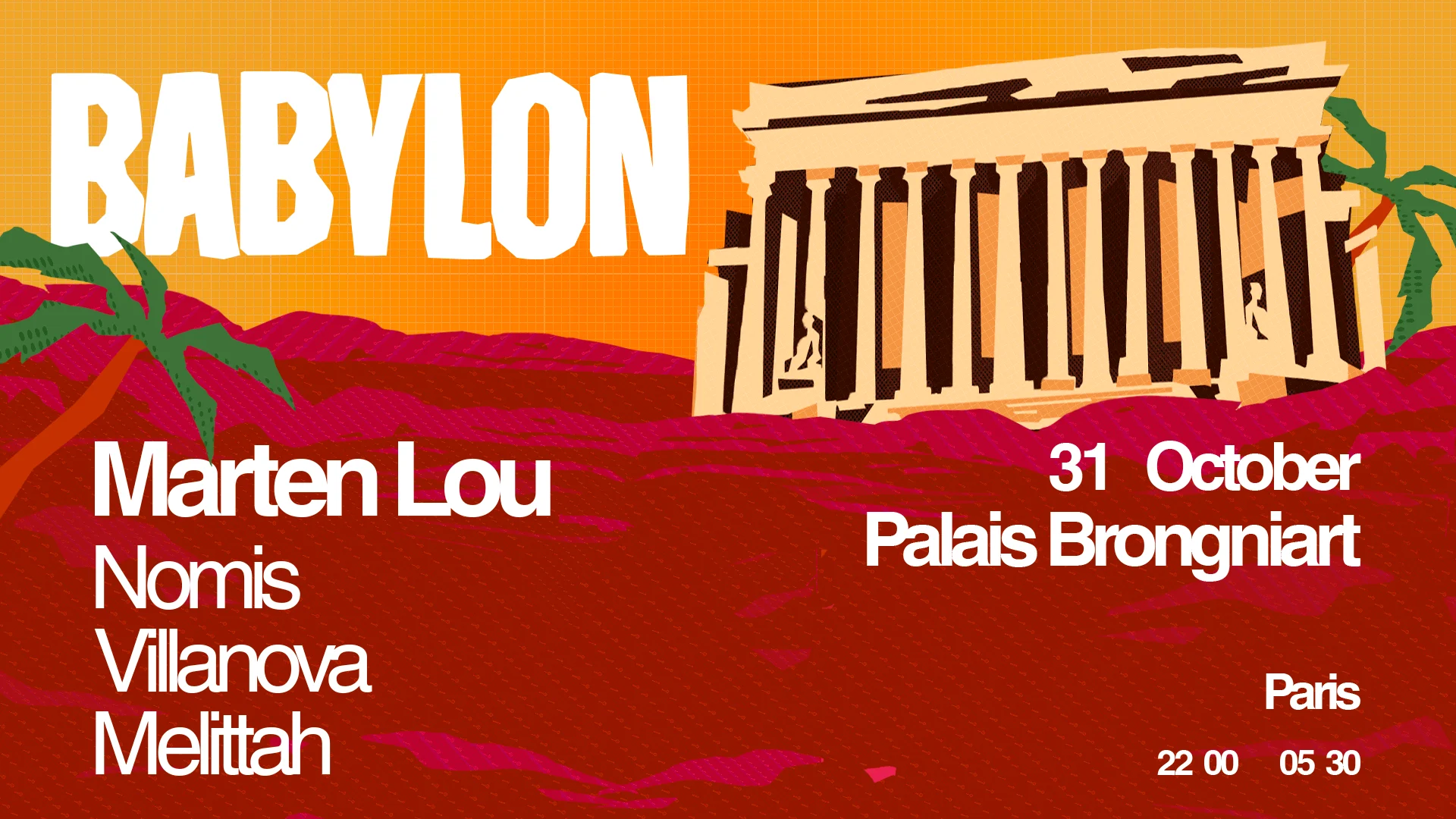 Babylon Halloween - Bourse De Paris With Marten Lou Cover