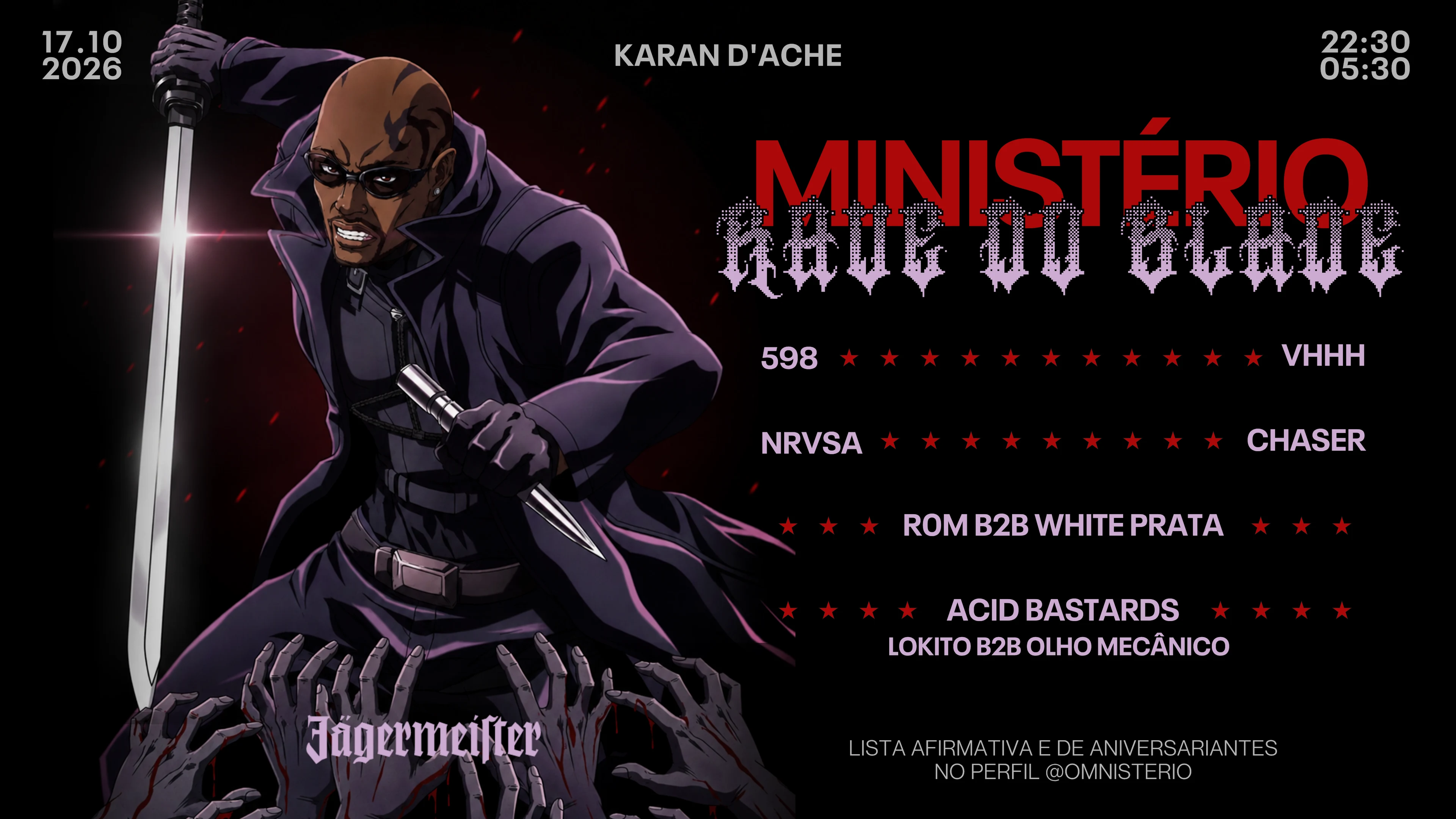 Ministério: Rave Do Blade Cover