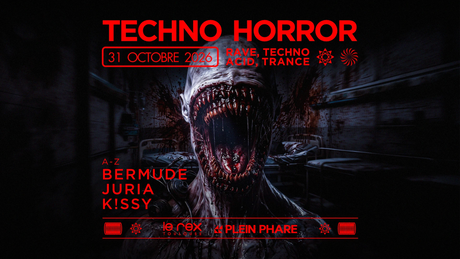 Techno Horror X Plein Phare (Techno, Trance, Hard Techno) Cover