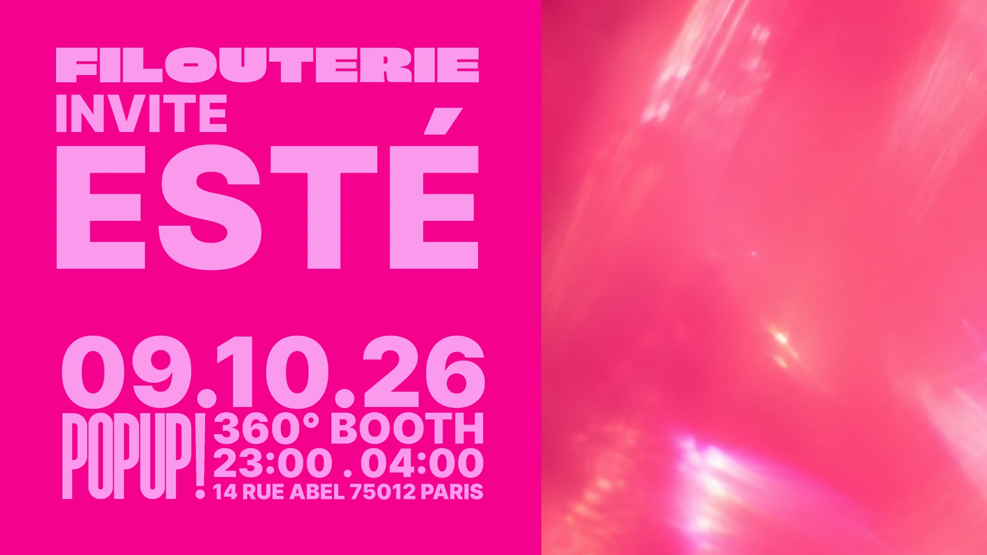 Filouterie Invite Esté Cover