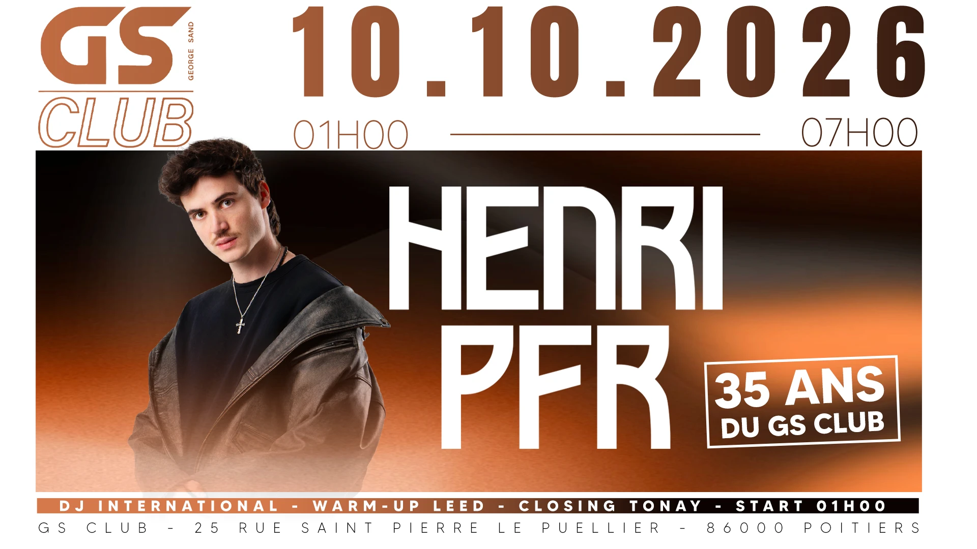 Henri Pfr - 35 Ans Du Gs Club Cover