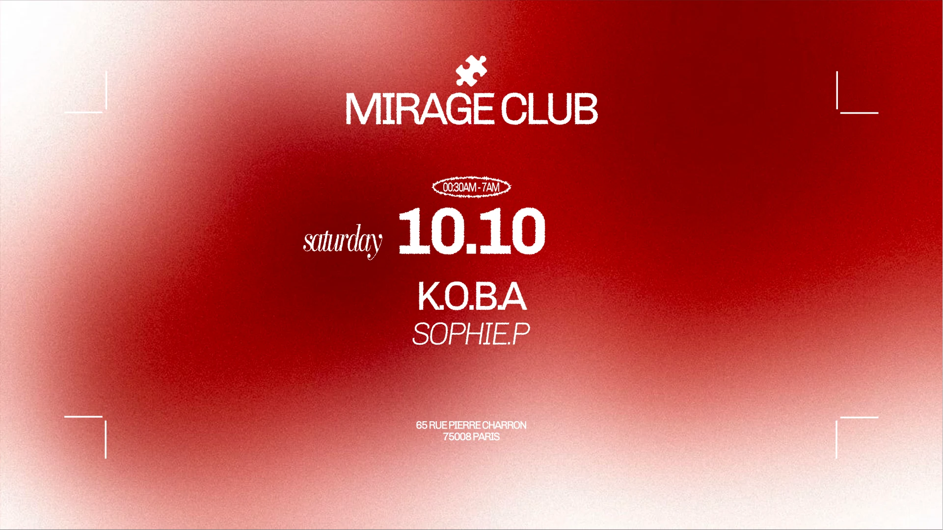 Mirage / K.O.B.A, Sophie.P Cover