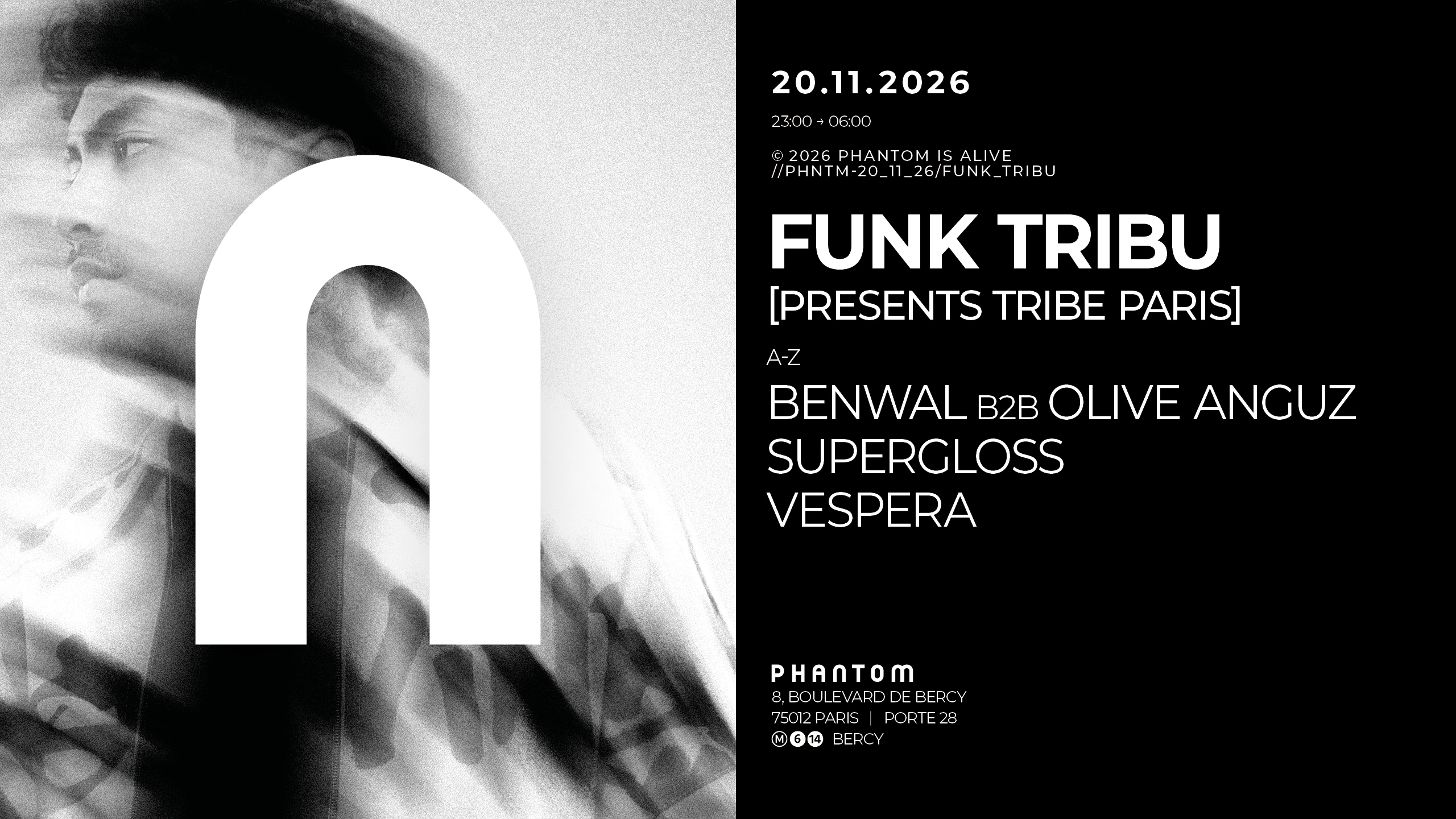 Phantom : Funk Tribu Presents Tribe Paris Cover