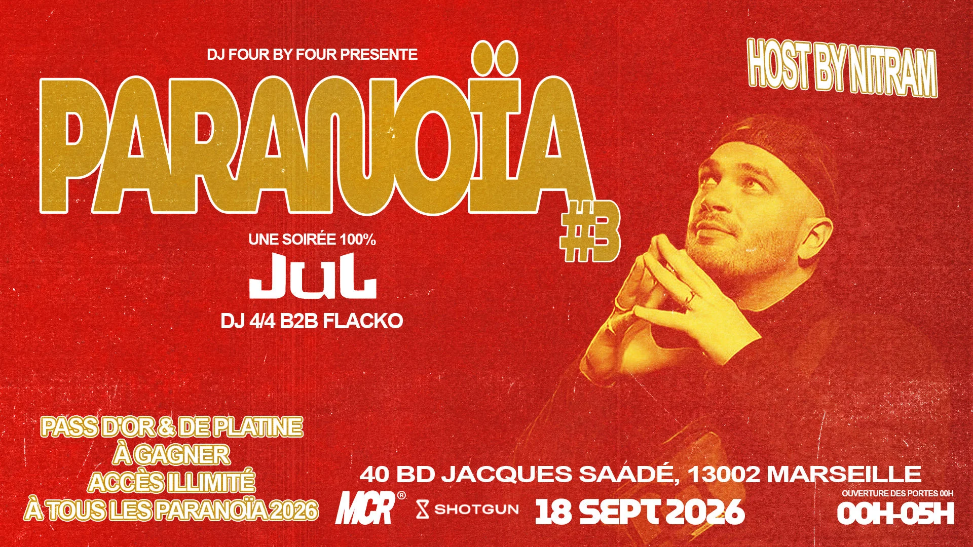 Paranoïa #3 - Soirée 100% Jul Cover