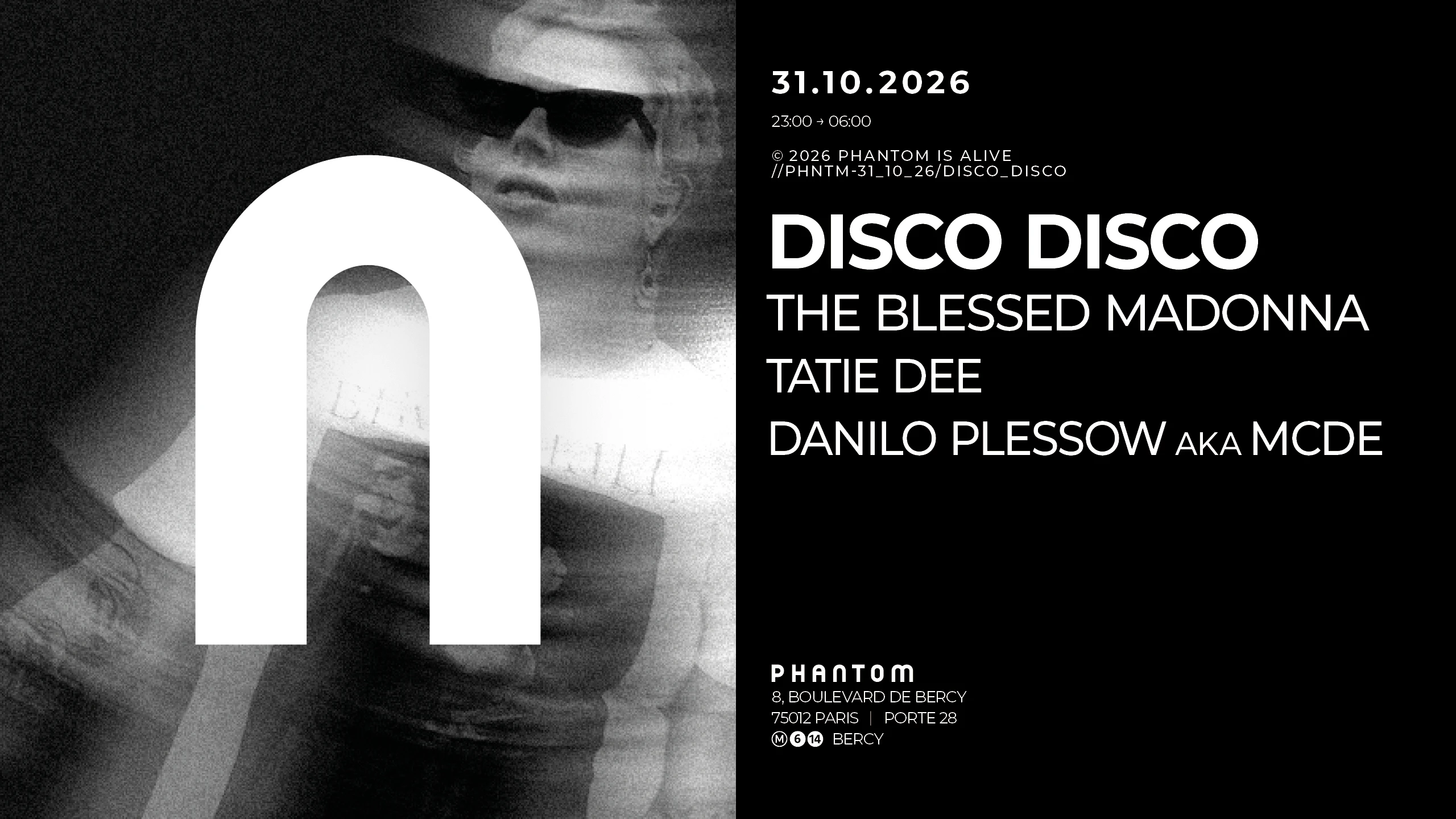 Phantom : Disco Disco / The Blessed Madonna Cover