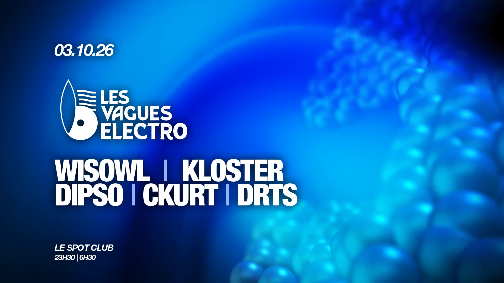 Le Spot Invite : Les Vagues Electros Cover