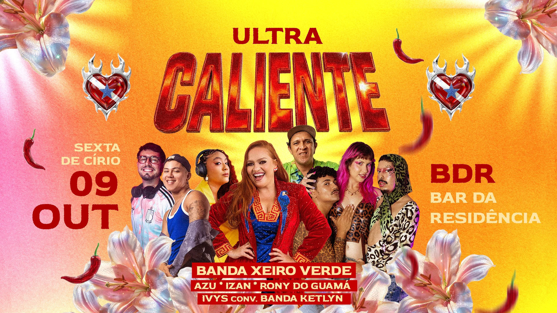 Caliente Com Banda Xeiro Verde Cover