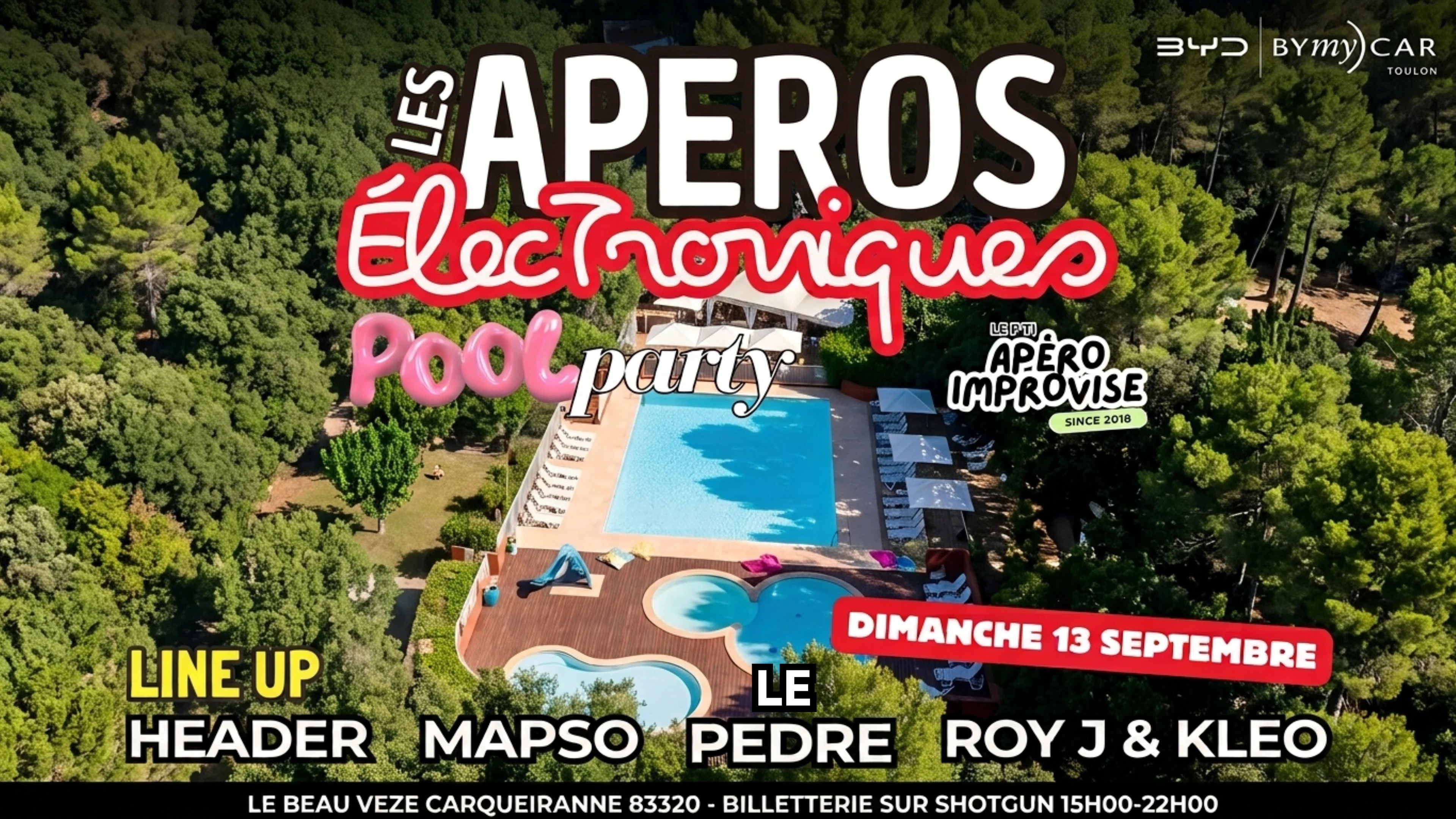 Les Apéros Électroniques Pool Party Cover