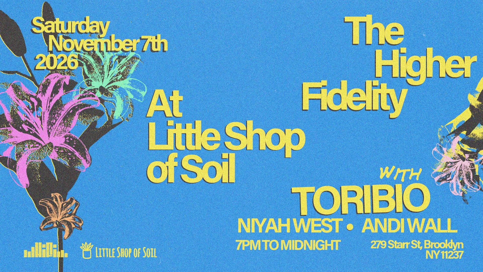 The Hifi At Little Shop Of Soil W/ Toribio Cover