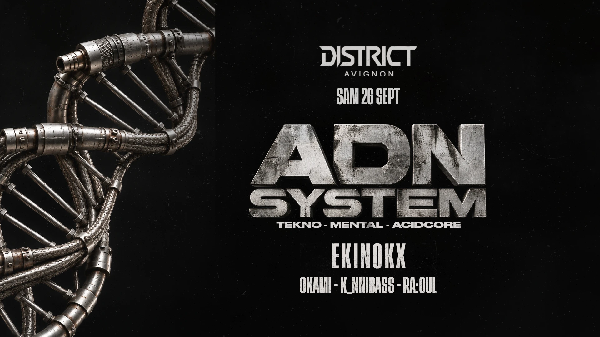 Adn System 001 : Special Guest Ekinokx Cover