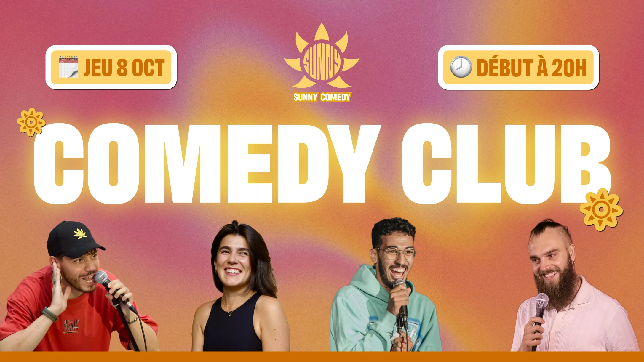 Sunny Comedy Club À The People (Rayane, Pascal, Lisa, Micka) Cover