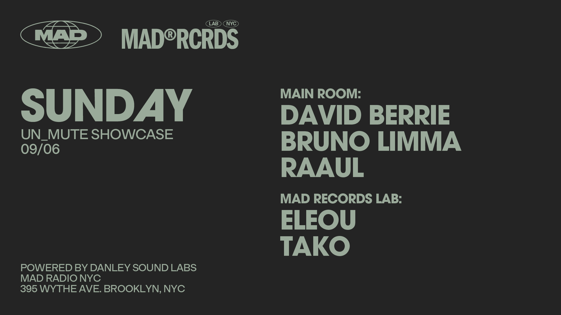 Un_Mute Showcase: David Berrie / Bruno Limma / Raaul Cover