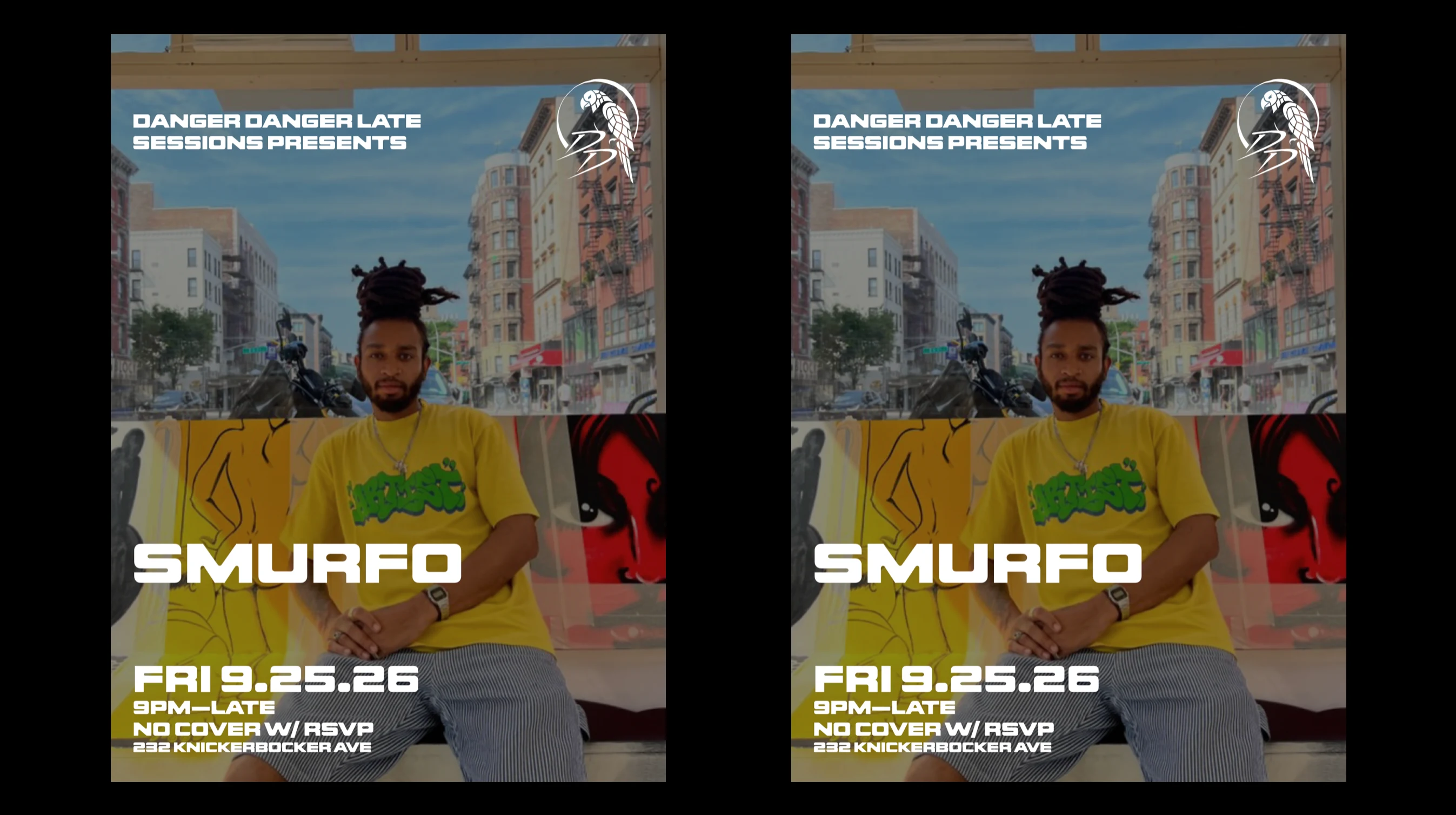 Danger Danger Late Sessions Presents: Smurfo Cover