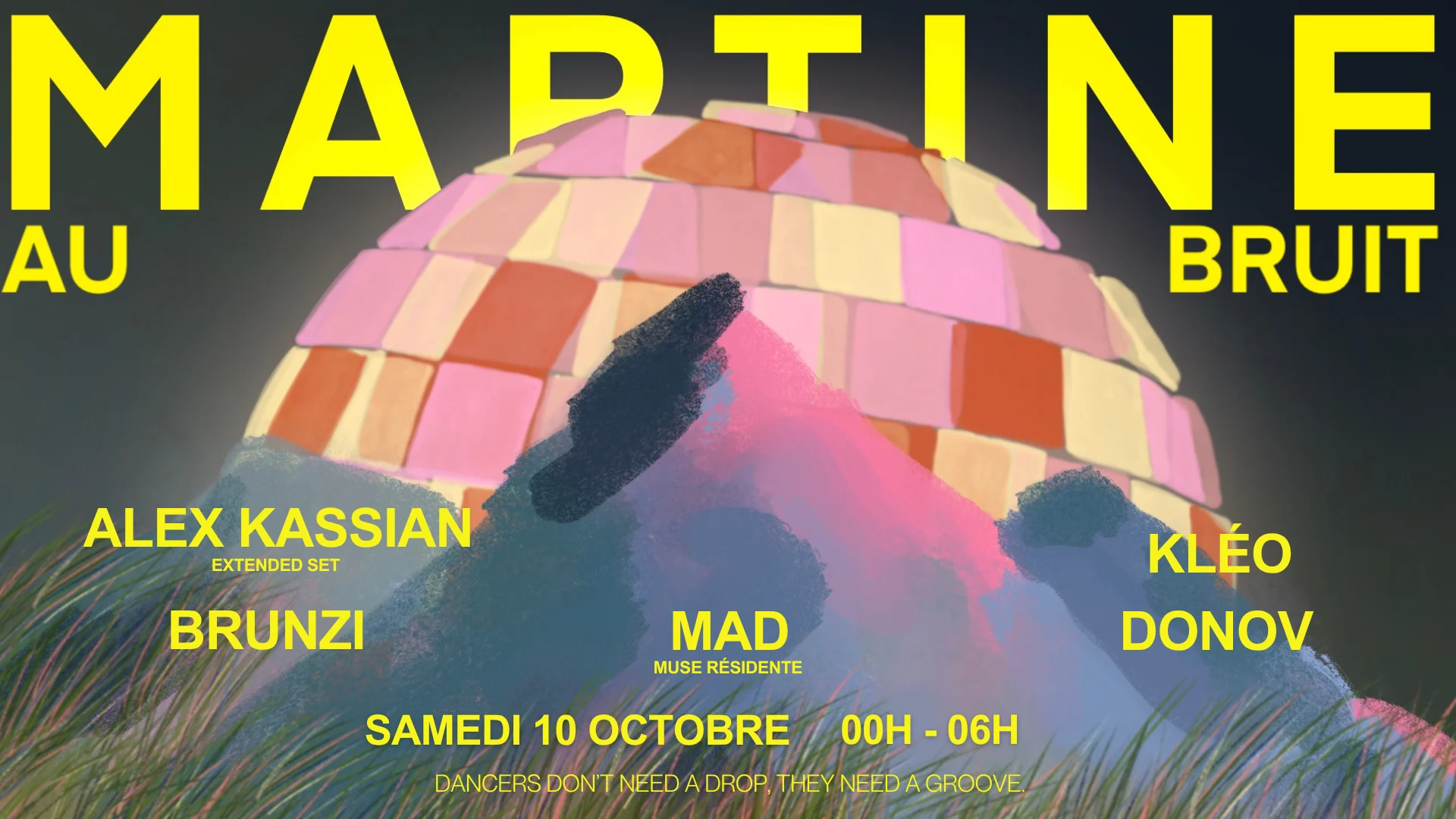 Martine Au Bruit Invite Alex Kassian & Kléo. Cover