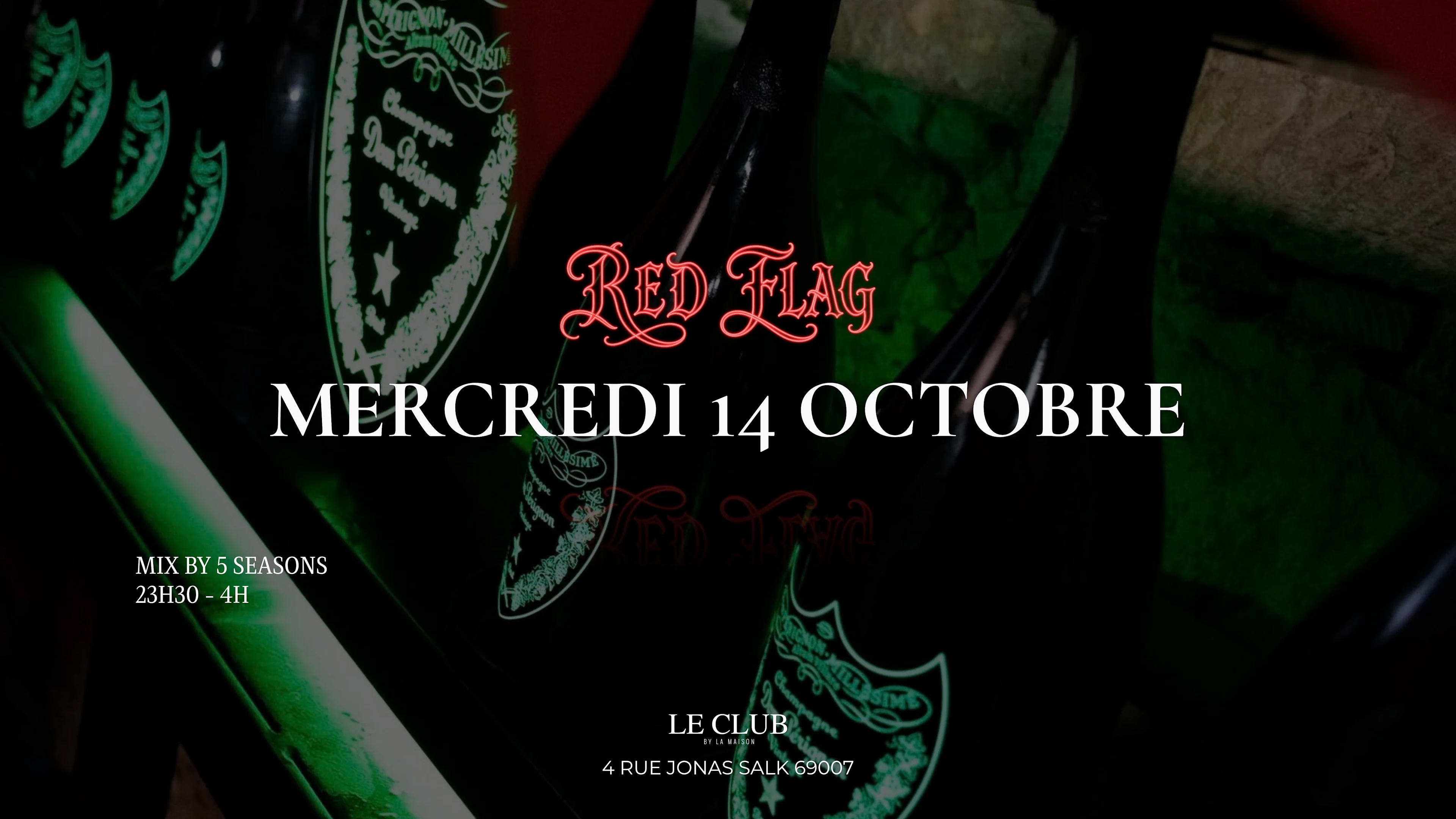 Red Flag - Mercredi 14 Octobre - La Maison Cover