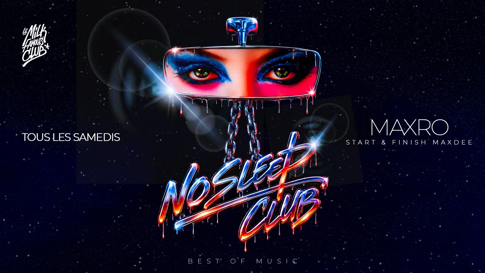 Sam 03 Oct - No Sleep Club W/ Maxro Cover
