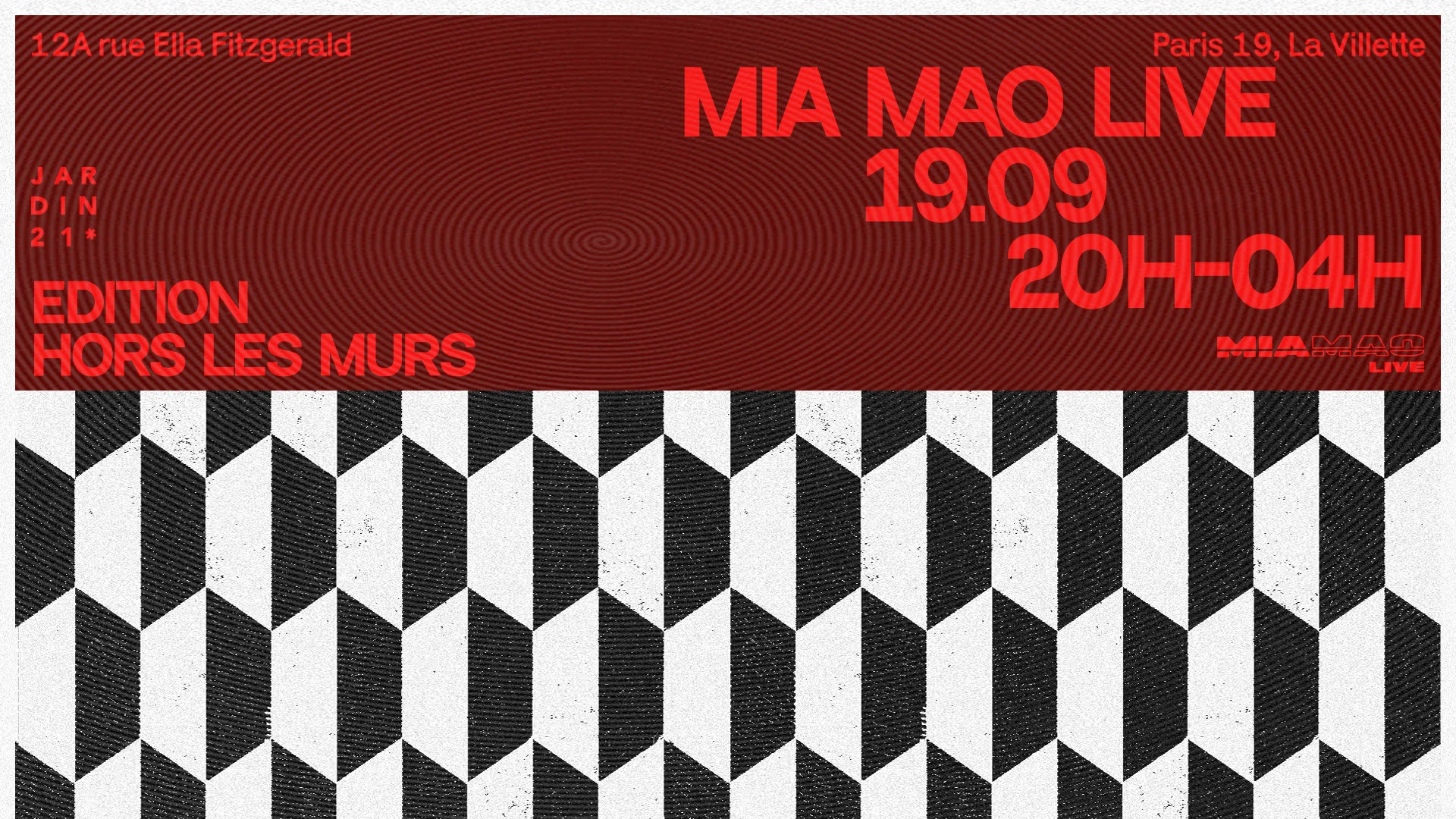 Mia Mao Live : Hors Les Murs · Jardin21 ~ Open Air Cover