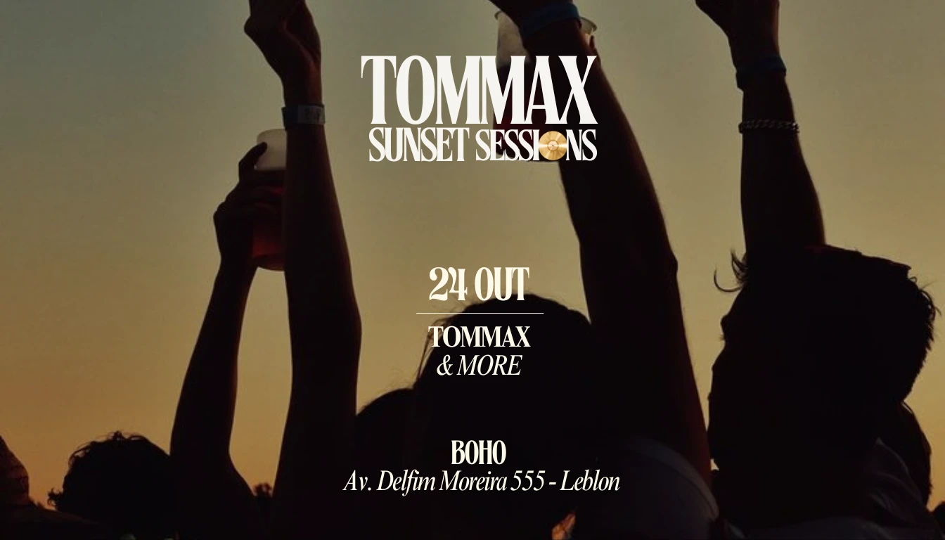 Tommax Sunset Sessions - 24 Outubro Cover