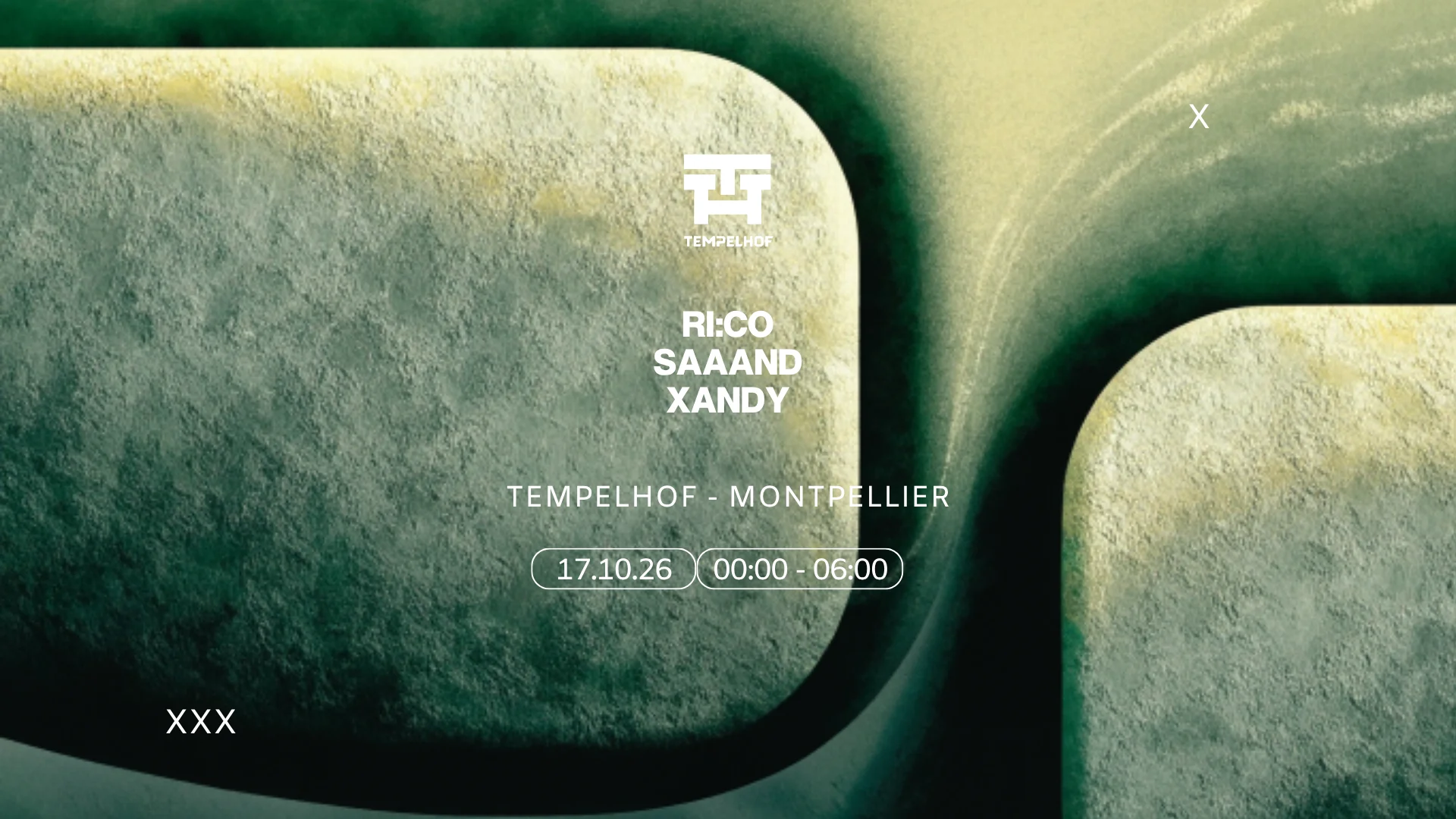 Tempelhof : Ri:Co, Saaand, Xandy Cover