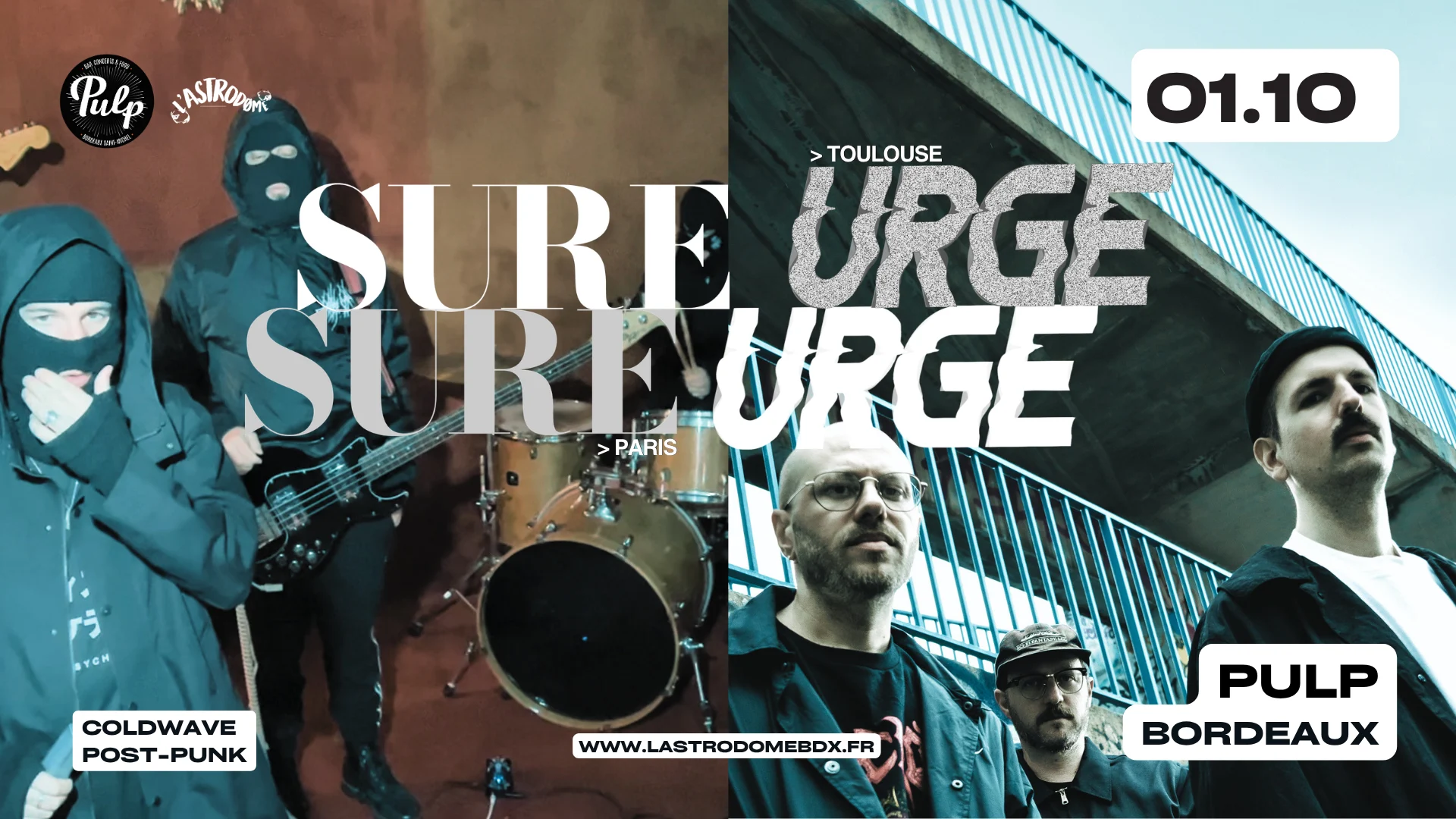Sure + Urge - Pulp Bordeaux Cover