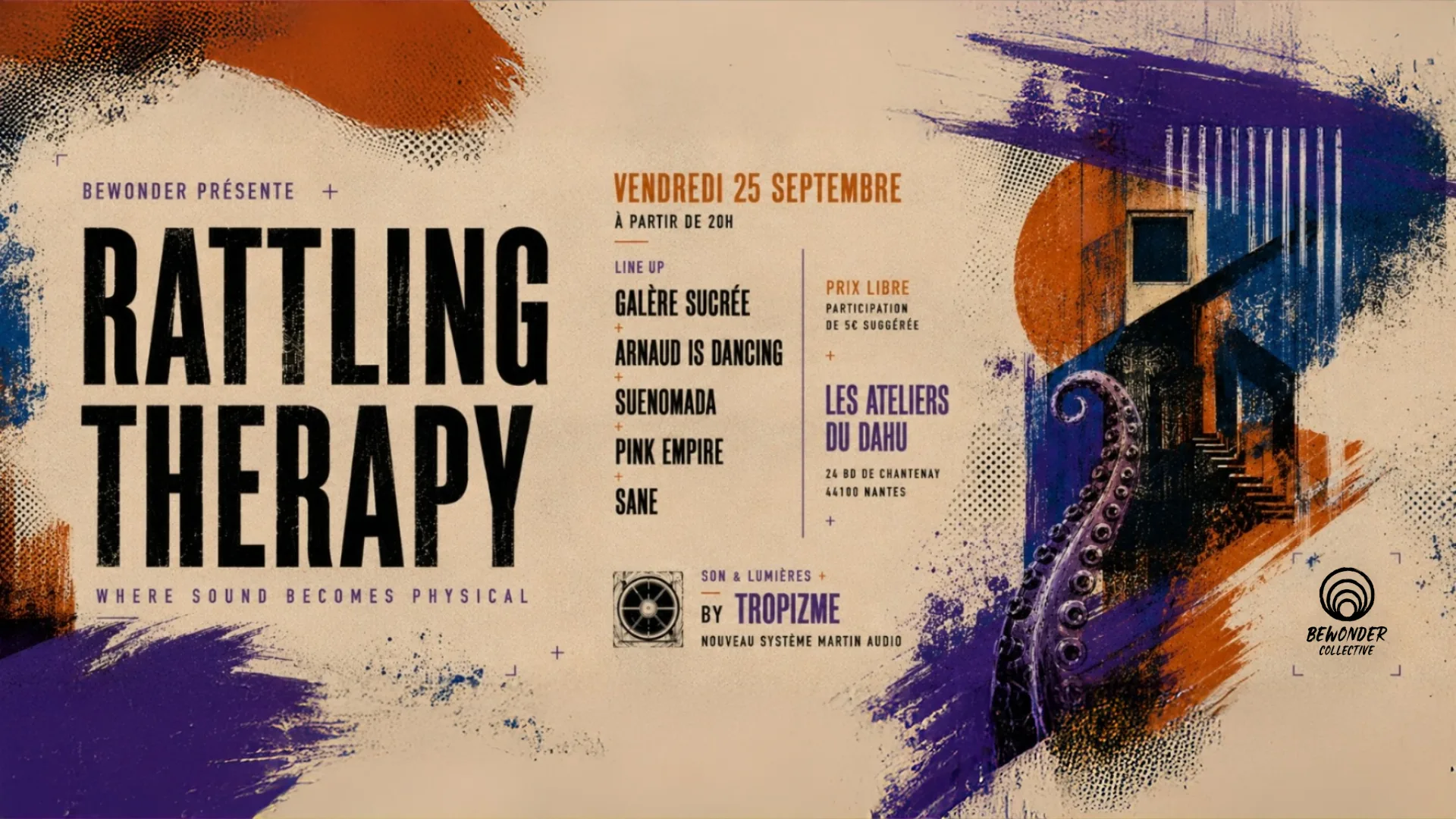 Rattling Therapy W/ Galère Sucrée @ Ateliers Du Dahu Cover