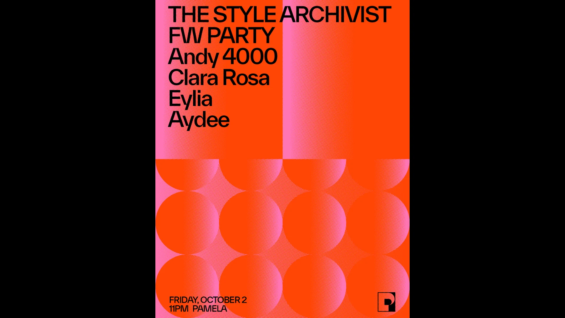 The Style Archivist Fw Party (Only 100 Tickets Online) Cover
