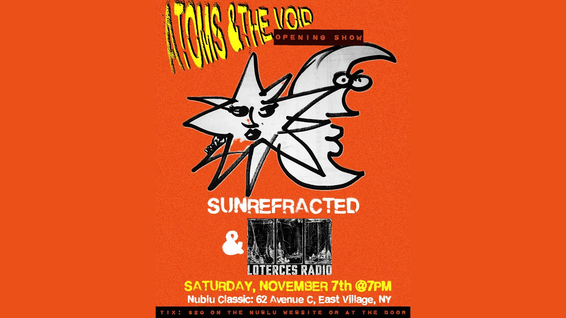 Atoms & The Void, Sunrefracted, Loterces Radio Cover