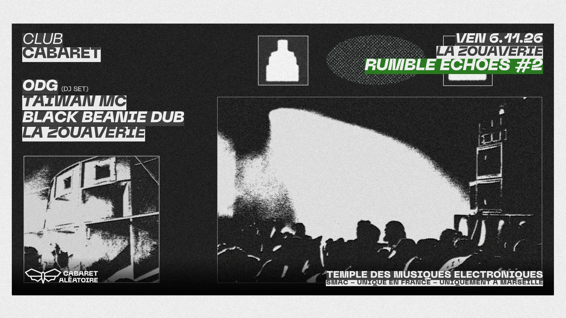 06/11 |  Club Cabaret X La Zouaverie : Rumble Echoes #2 Cover