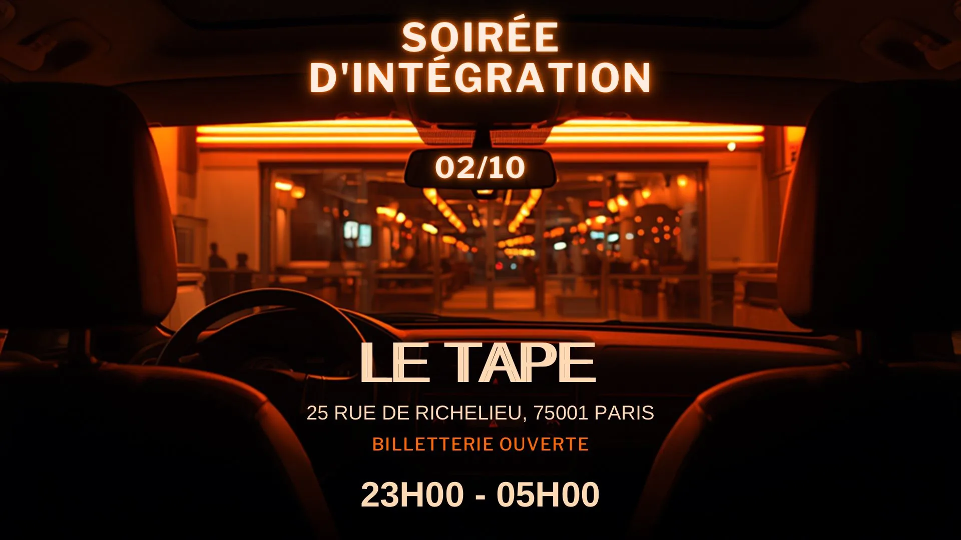 Soirée D'intégration 2026-2027 Cover