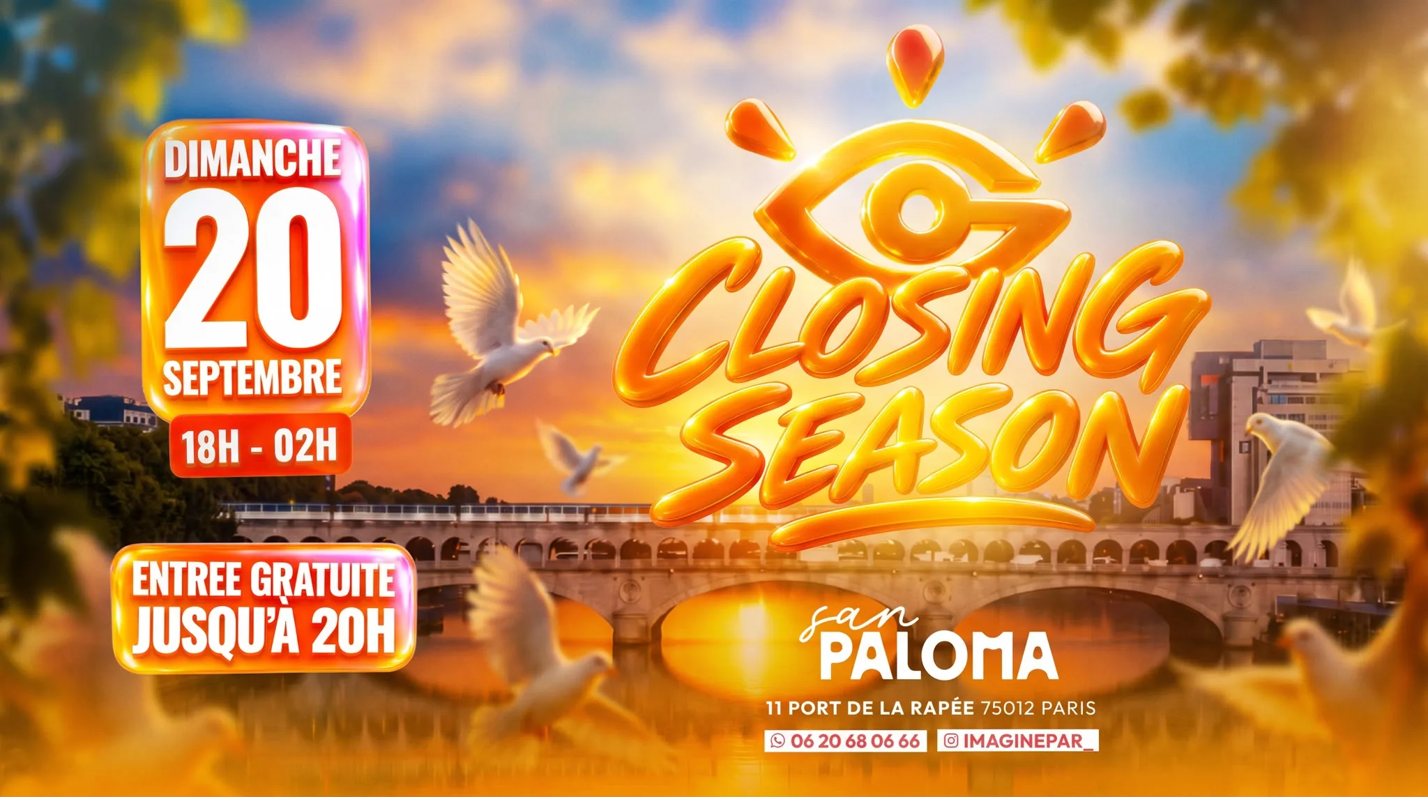 Imagine Paris - Closing Season - Dimanche 20 Septembre Cover
