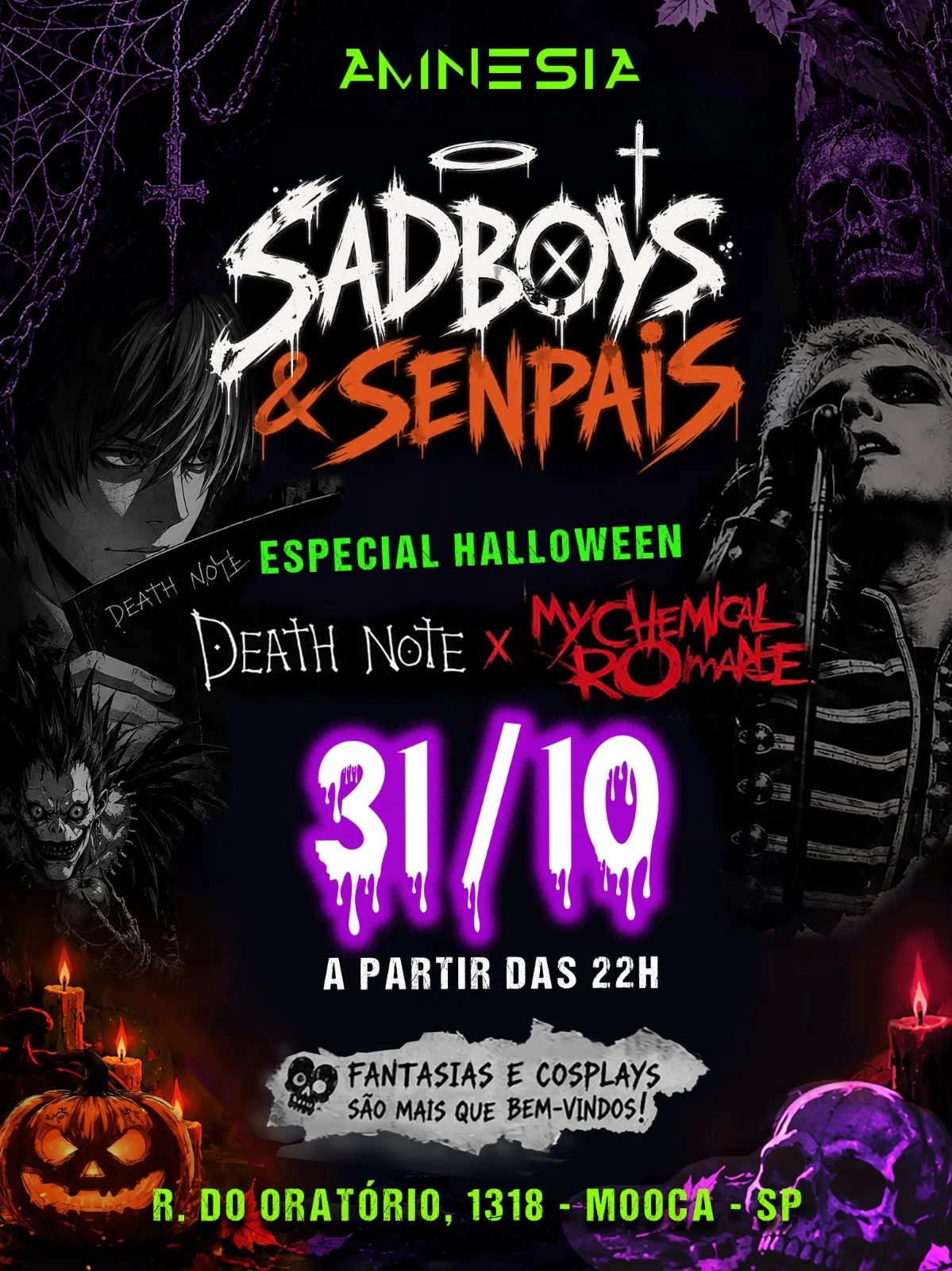 31/10 Sadboys & Senpais Mcr X Death Note Cover